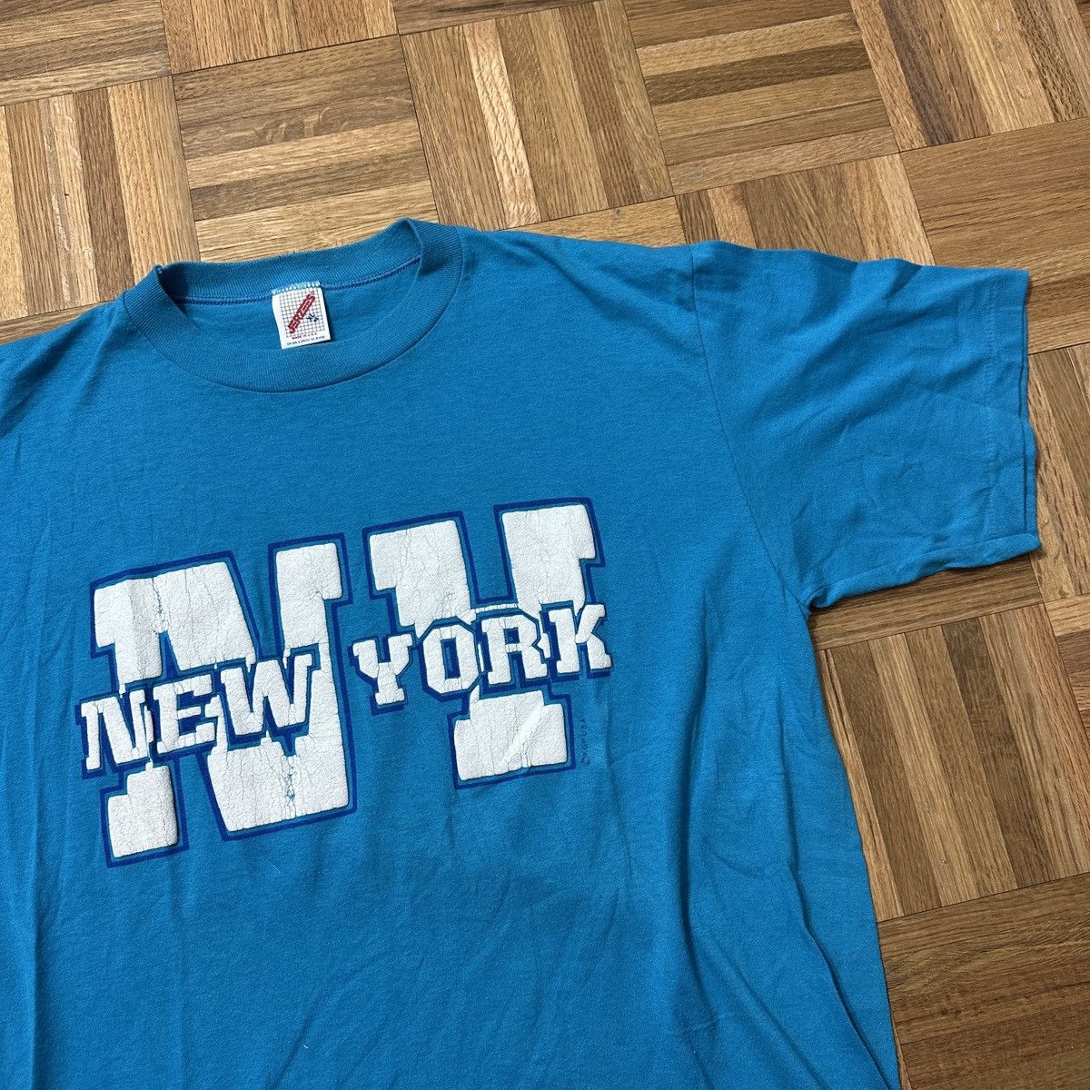 Jerzees Vintage New York tee Size US XL / EU 56 / 4 - 3 Thumbnail