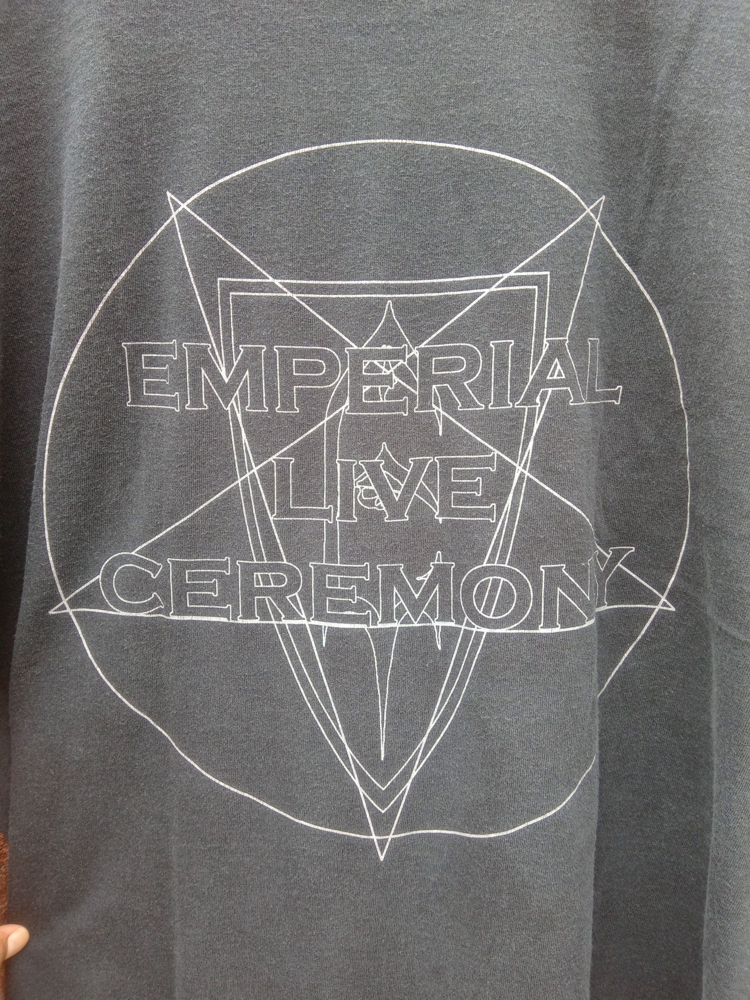 Band Tees × Vintage Vintage EMPEROR emperial live ceremony Size US XL / EU 56 / 4 - 5 Thumbnail