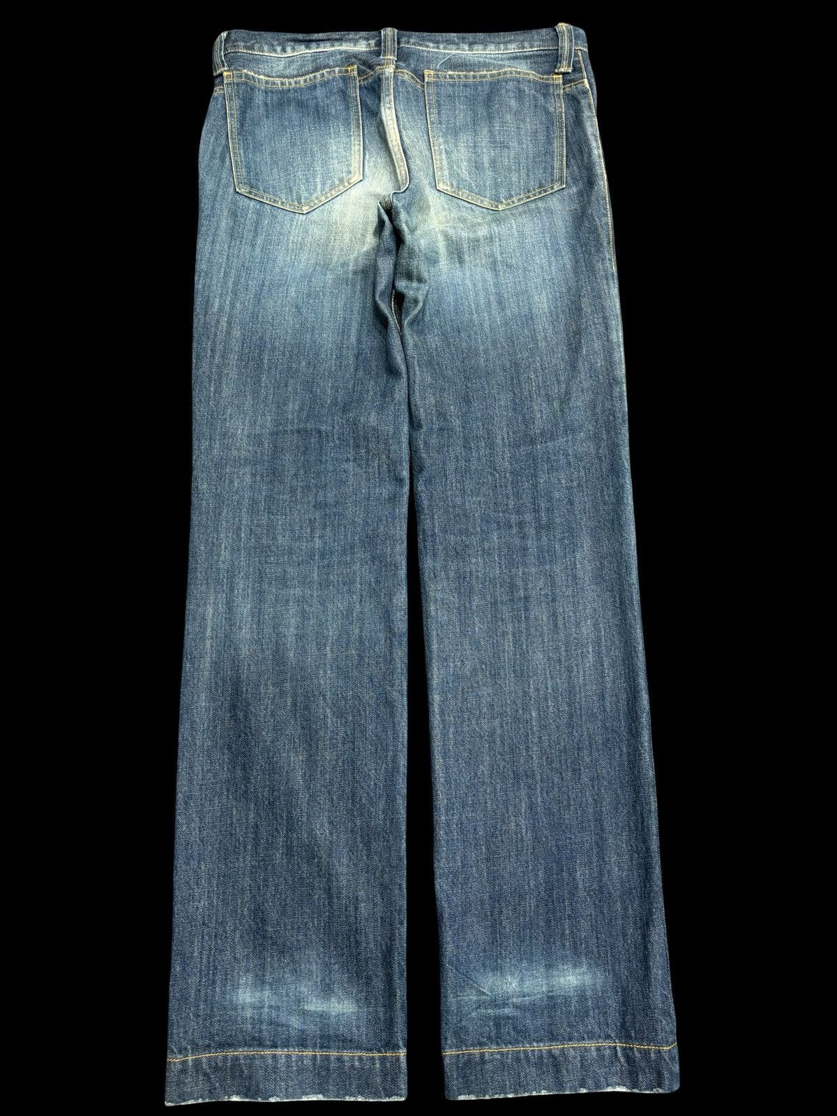 Japanese Brand 💥Designer💥Vintage Rodano Studded Distressed Denim F549 Size US 34 / EU 50 - 2 Thumbnail