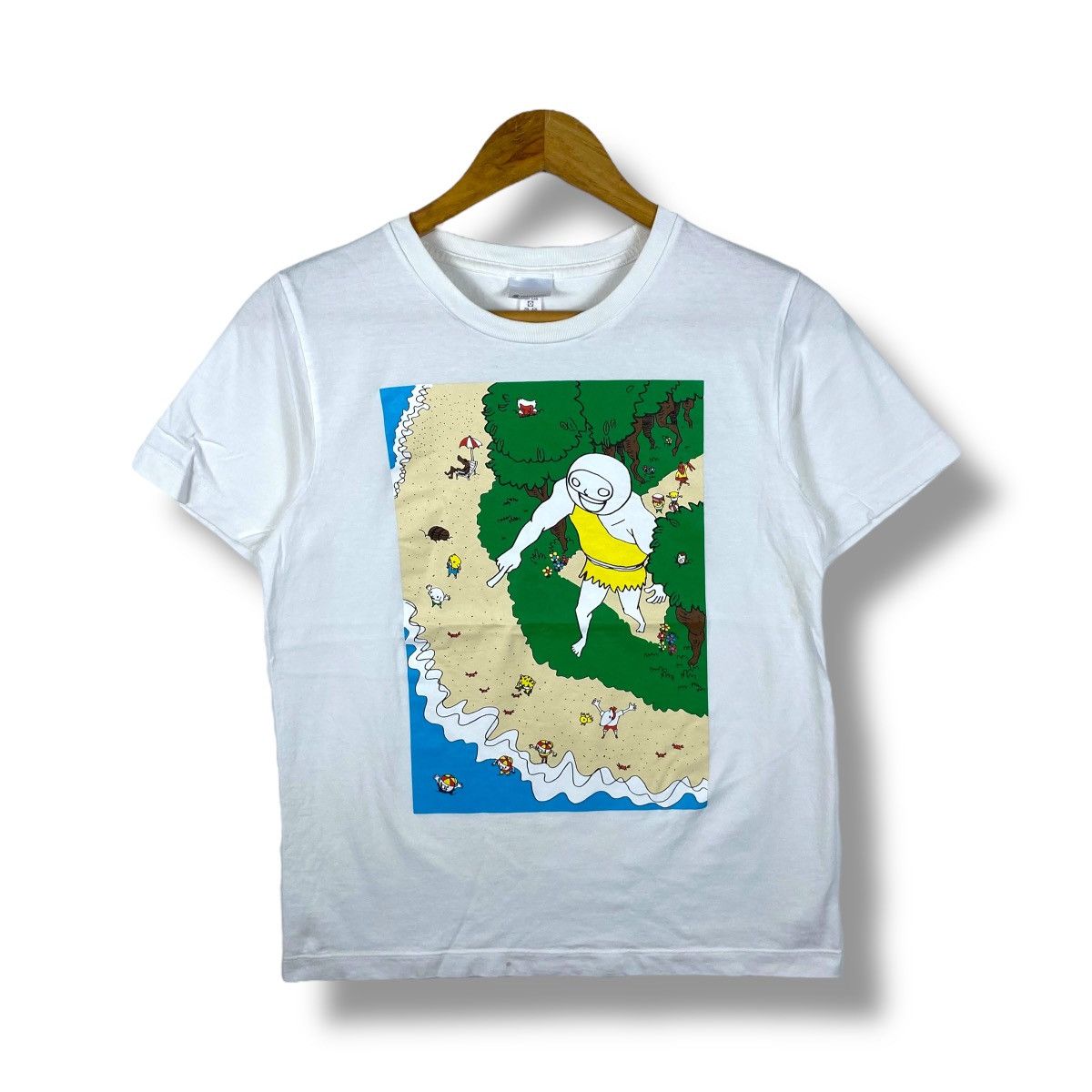 Japanese Brand KAZUYUKI SAKUMA Artwork Graphic Tee Shirt Small Size Size US S / EU 44-46 / 1 - 1 Thumbnail