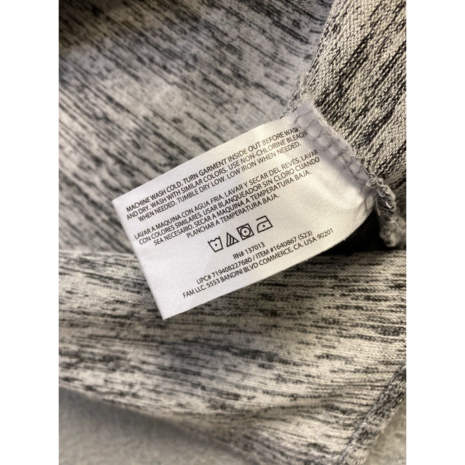 Banana Republic BANANA REPUBLIC Sweater Womens L Gray Solid Pullover V-Neck Long Sleeve Classic Preppy Knit Stretch Lightweight Size L / US 10 / IT 46 - 5 Thumbnail