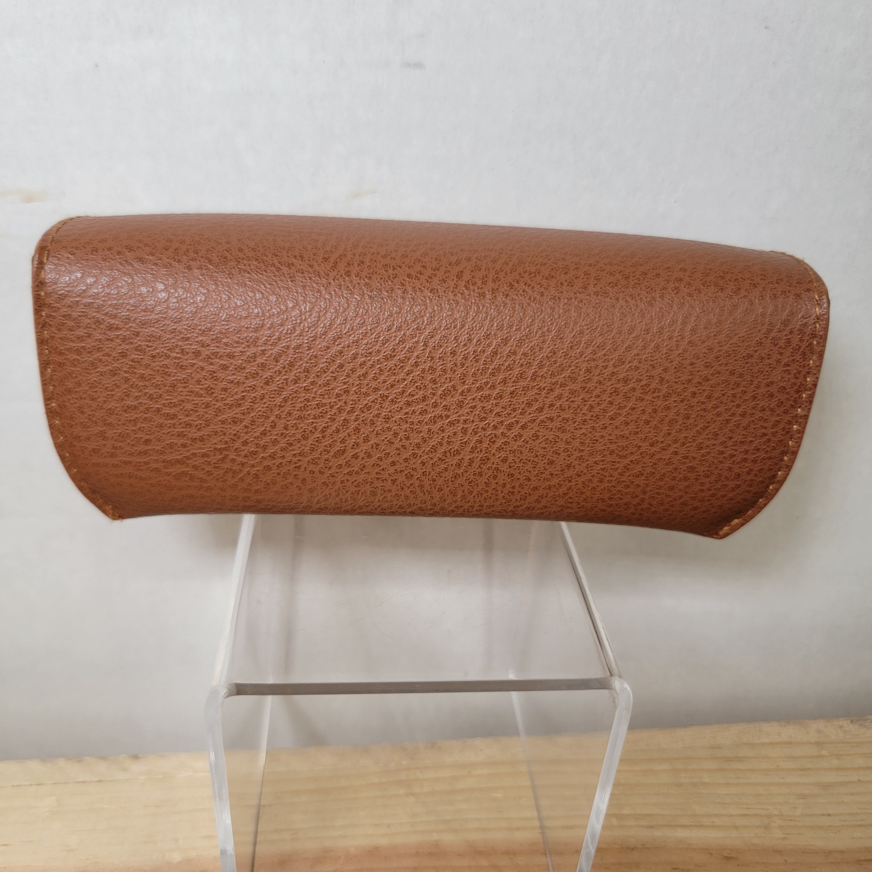 RayBan Ray-Ban Brown Faux Leather Glasses Case, Felt Lined Size ONE SIZE - 4 Thumbnail