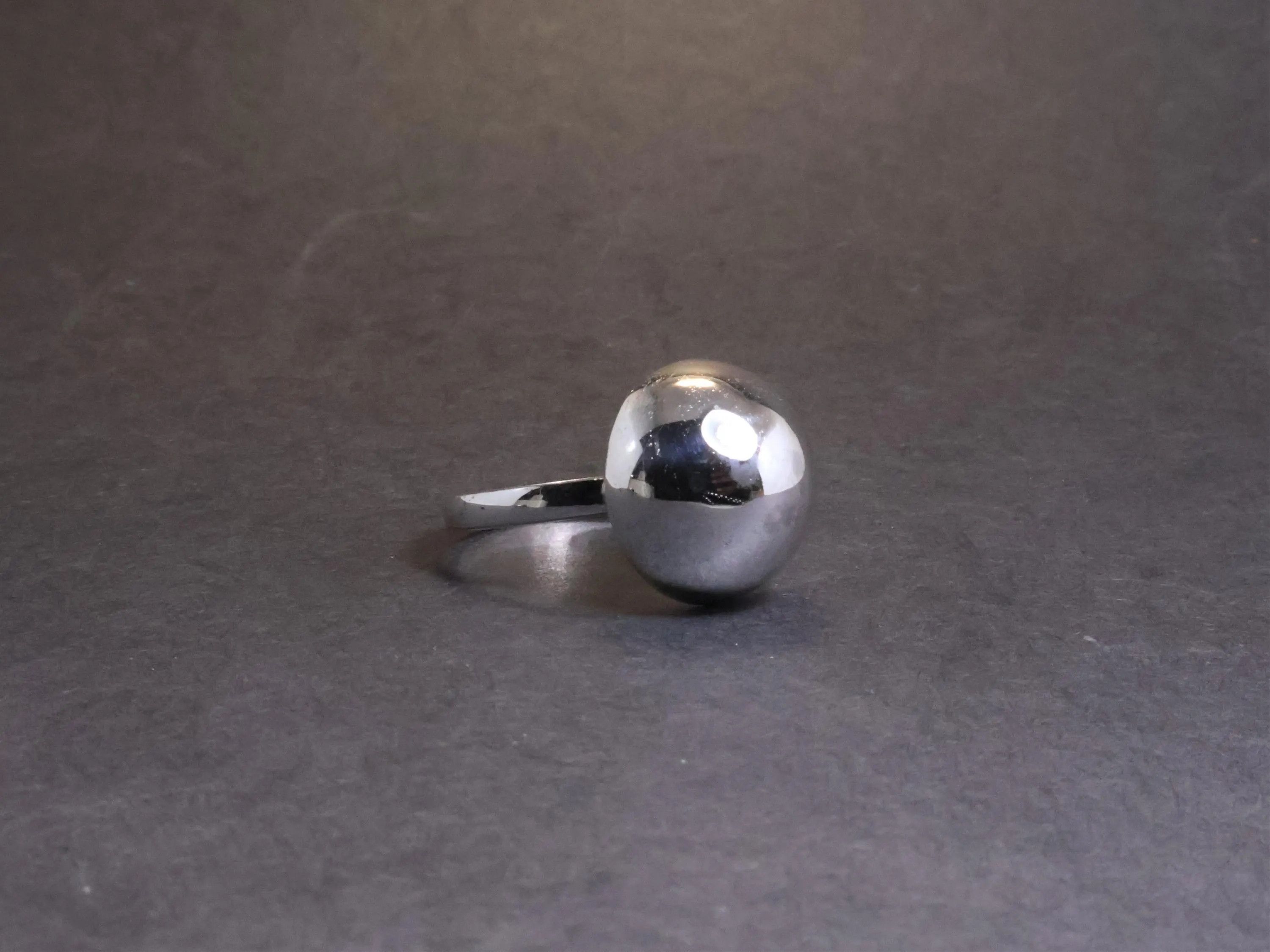 Handmade Ball Ring, 925 Sterling Silver Handmade Silver Woman Ring, Size ONE SIZE - 6 Thumbnail