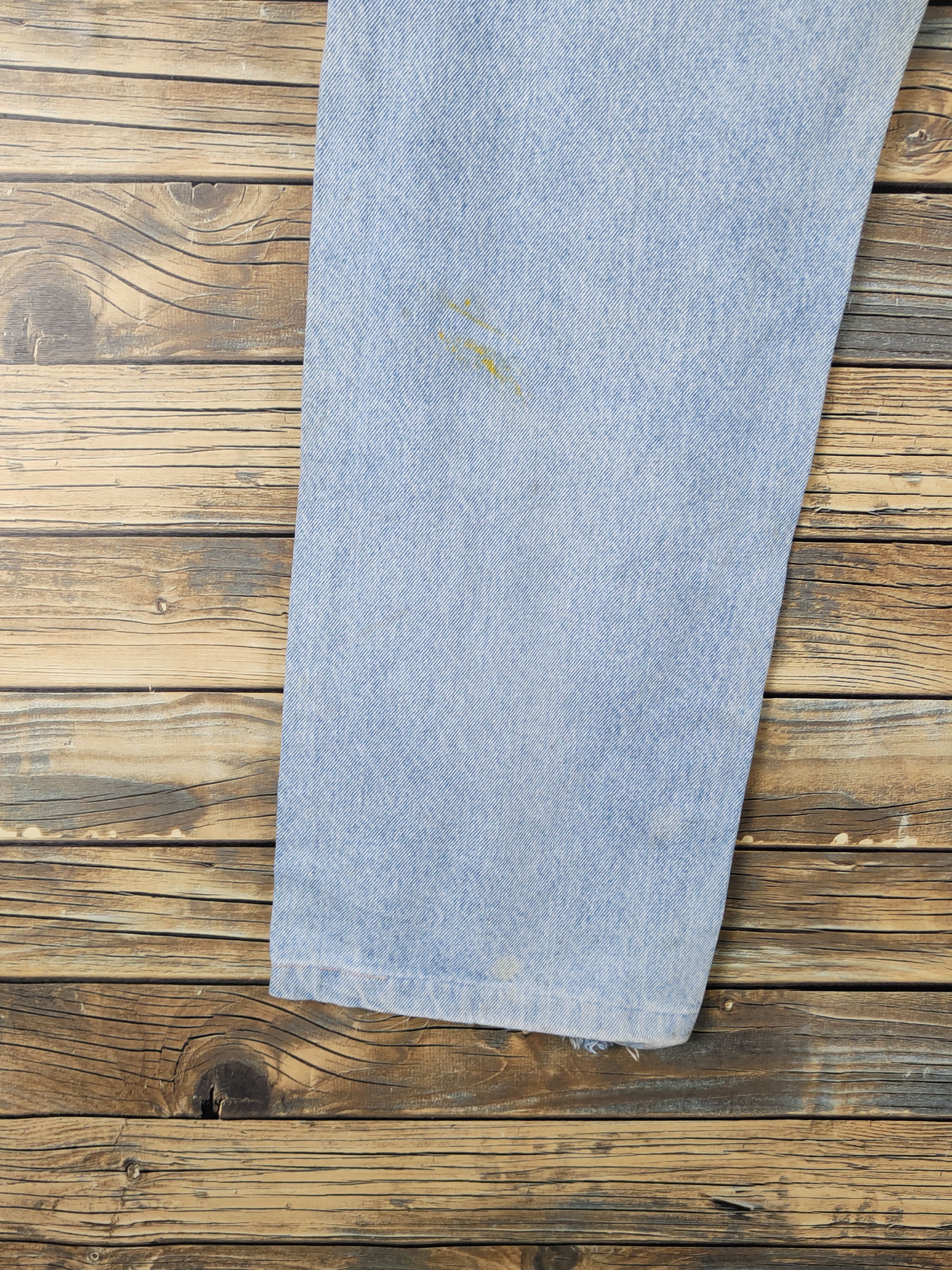 Japanese Brand Fittz Light Blue Distressed Ripped denim Jeans #W1692 Size US 33 - 10 Thumbnail