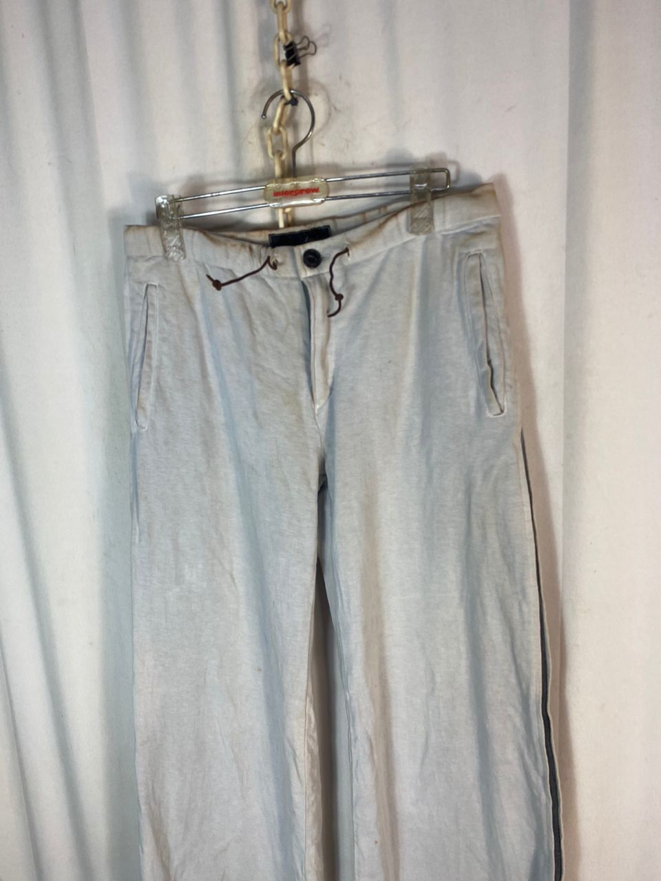 Attachment × Designer × Japanese Brand Unisex🔥 vintage attachment distressed baggy pants Size US 31 - 4 Thumbnail