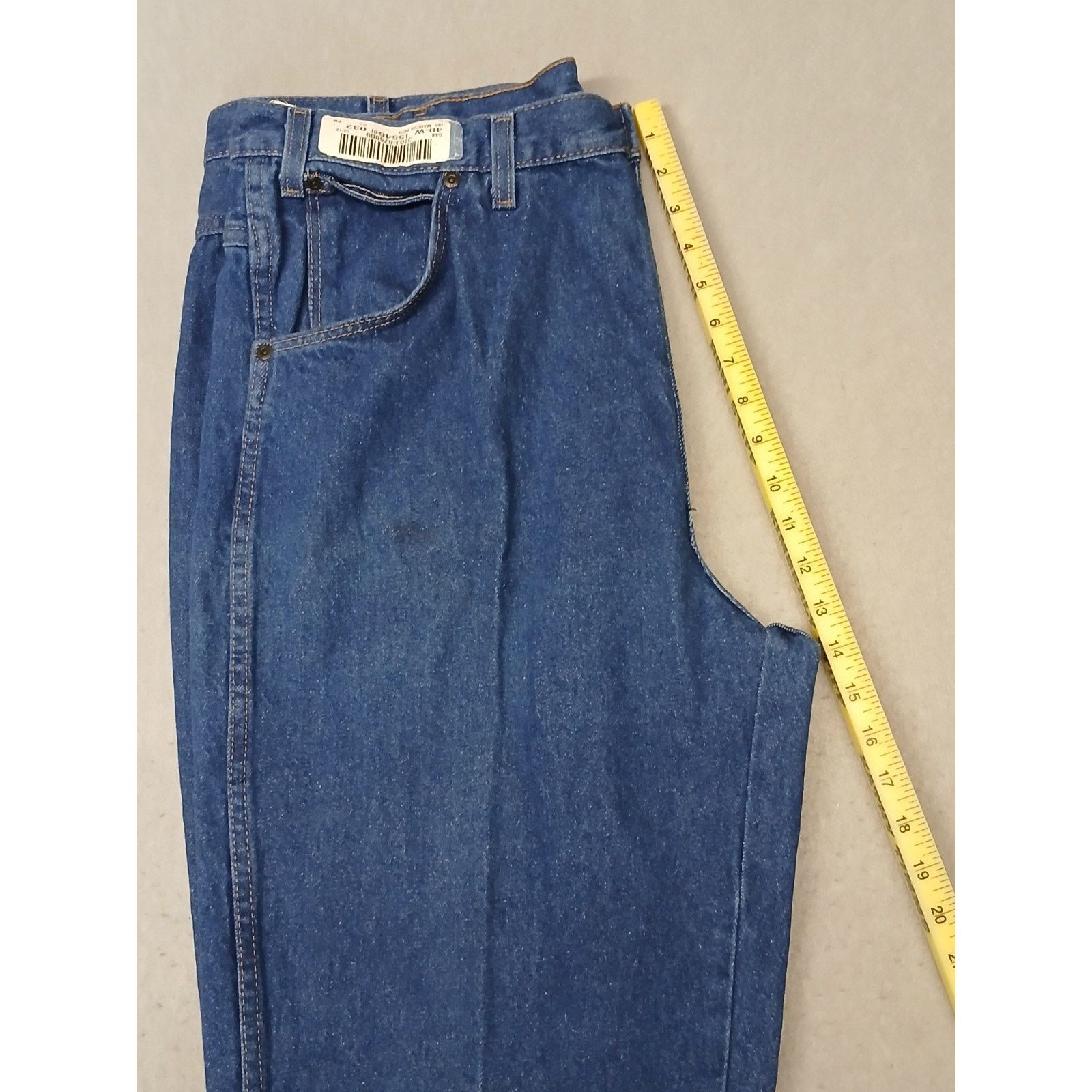 Other G & K (42x30) Tapered Straight Leg Blue Denim Work Jeans Size US 42 / EU 58 - 2 Thumbnail