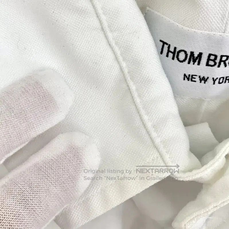 Thom Browne Thom Browne White Cotton Women's Shirt . Size XS / US 0-2 / IT 36-38 - 8 Thumbnail
