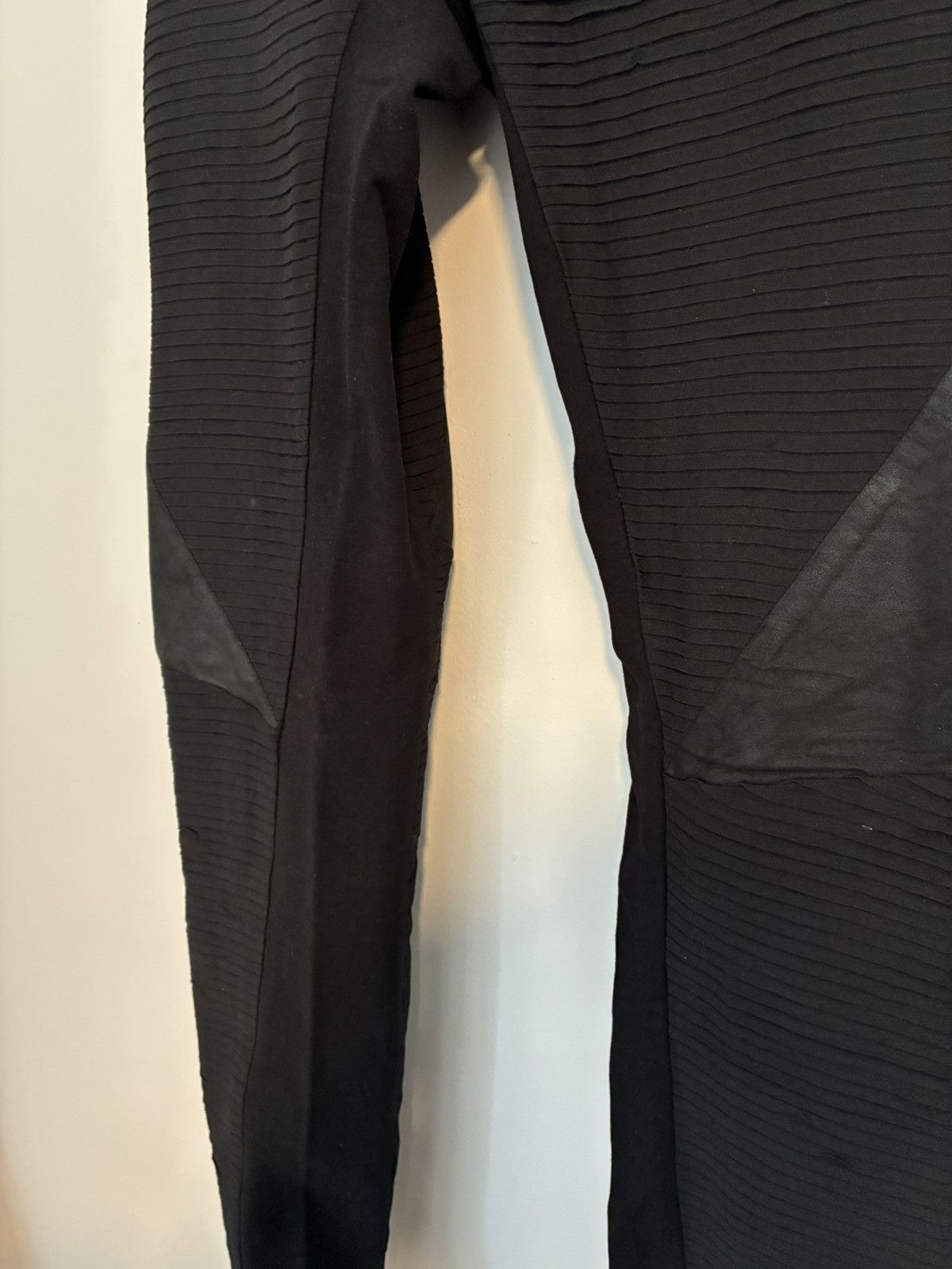 Rick Owens Rick Owens Dark Shadow Black Slim Ribbed Size US 31 - 5 Thumbnail