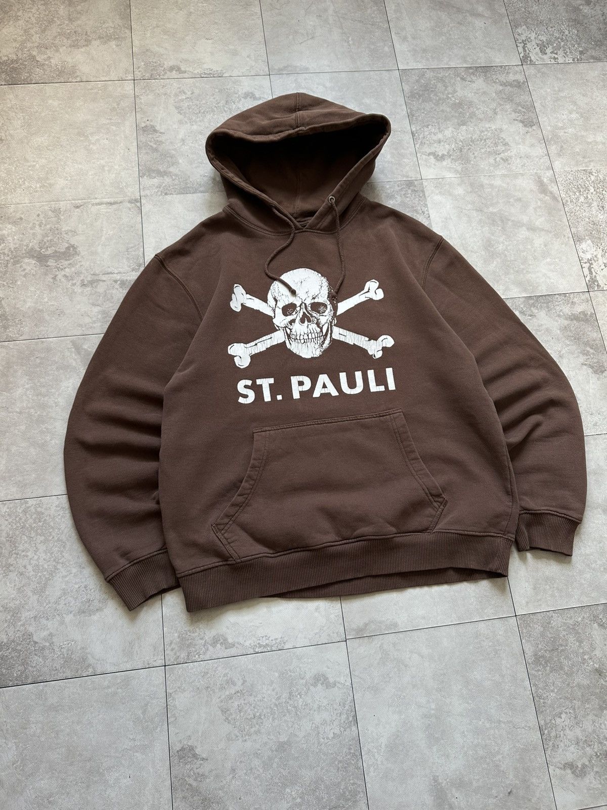 Other Vintage 90’s St.Pauli Brown Y2K Skull Hoodie Size L Size US L / EU 52-54 / 3 - 2 Thumbnail