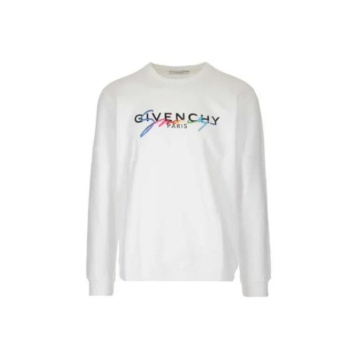 Givenchy Givenchy Logo Print Crewneck Long-Sleeve Sweatshirt Size US XXL / EU 58 / 5 - 1 Thumbnail