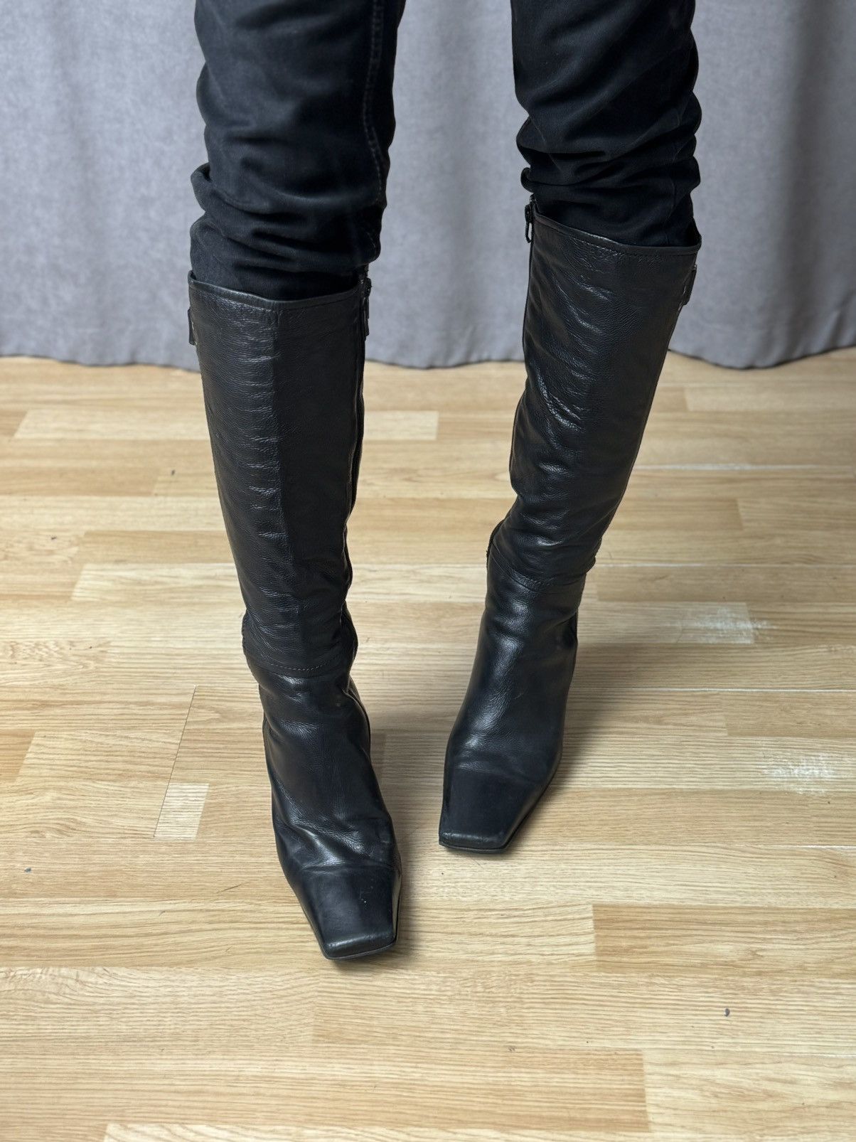 A.S.98 Vintage Leather Hight Heels Leather AS 98 Guidi Style Rare Size US 9 / EU 42 - 10 Thumbnail
