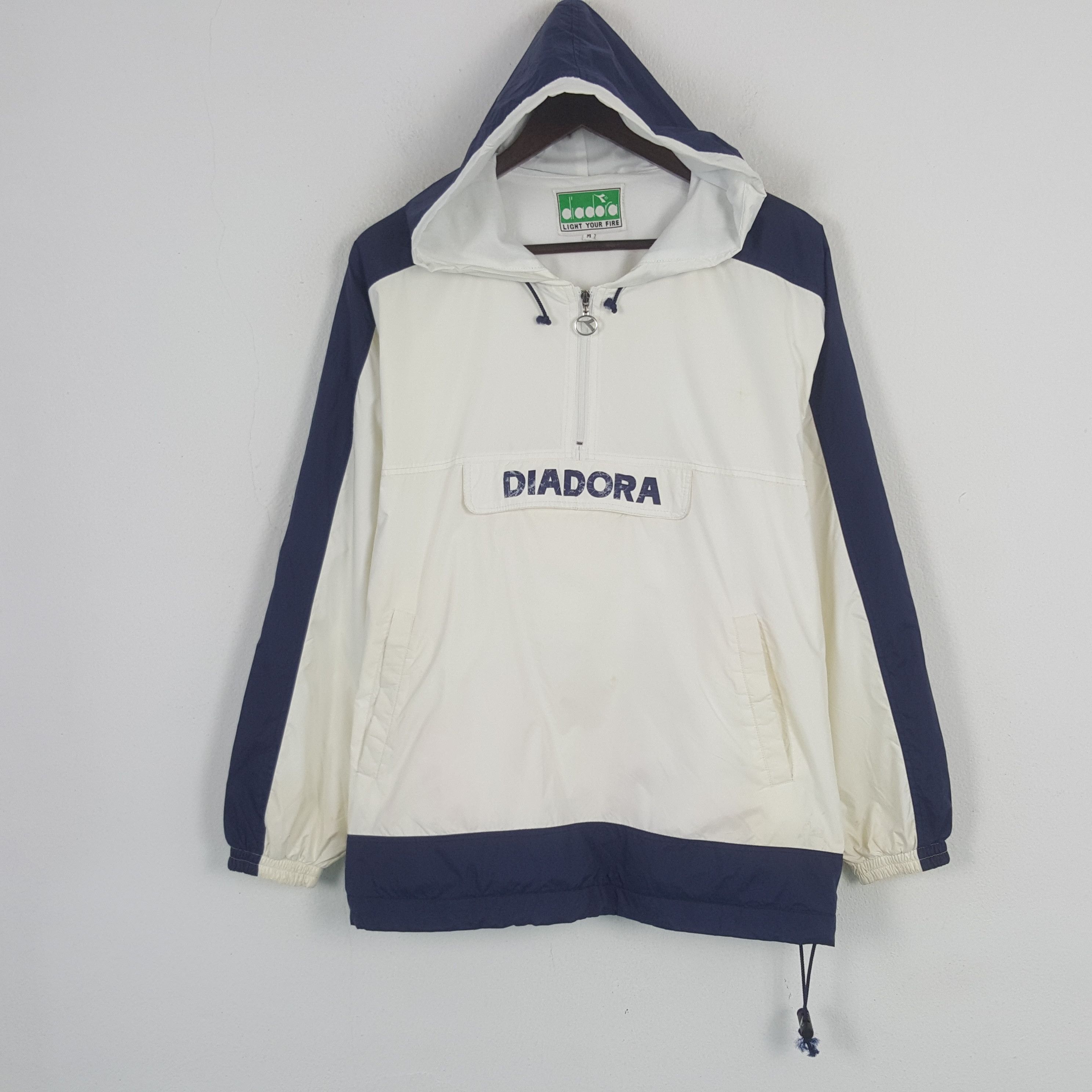 Diadora × Vintage Vintage Diadora Windbreaker Jacket Size US L / EU 52-54 / 3 - 3 Thumbnail