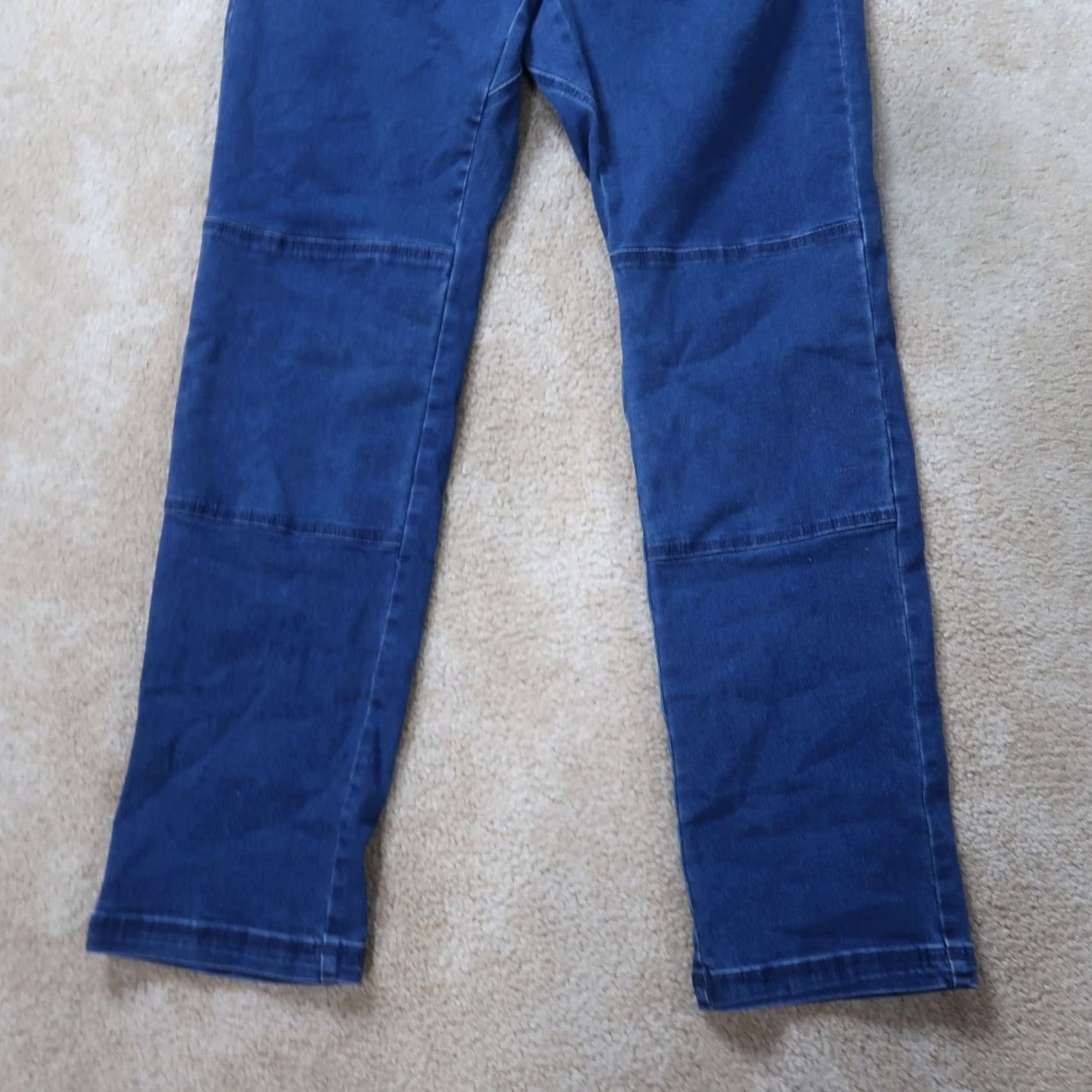 CO Huxtley Jeans Men 36x32 Straight Leg Denim 5-Pocket Cotton Blend Blue Stretch Denim Pants Regular Size Size US 36 / EU 52 - 2 Thumbnail