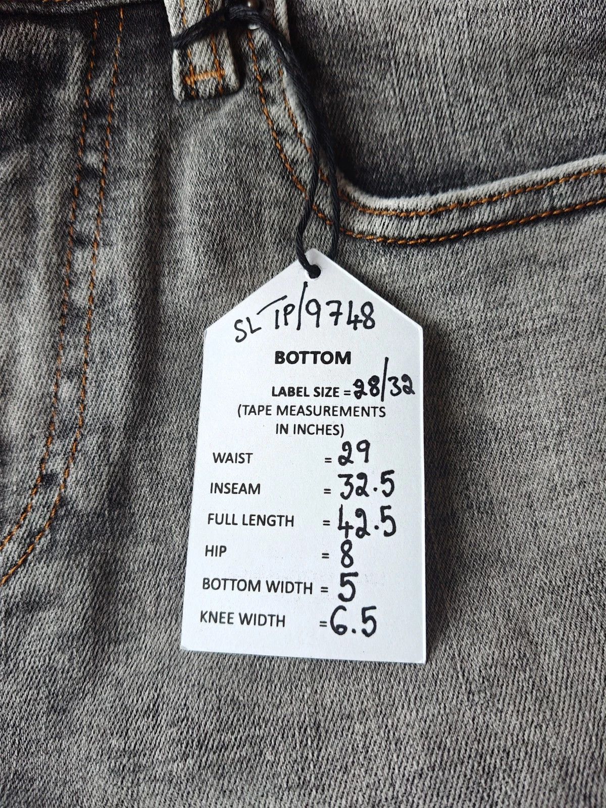 Diesel Diesel 1979 SLEENKER-R L.32 MENS JEANS SLTP/9748 Size US 28 / EU 44 - 6 Thumbnail