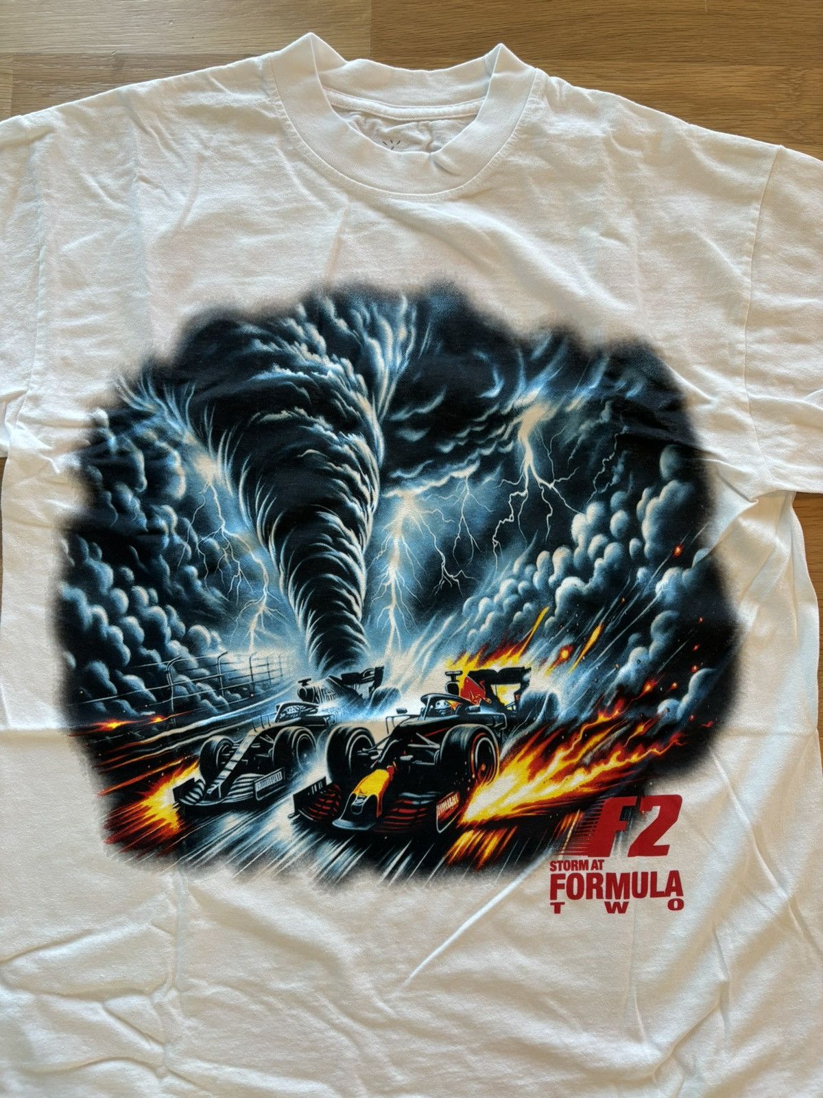 Travis Scott RARE Travis Scott Stormi Formula Two F2 Pit Crew Tee Size US M / EU 48-50 / 2 - 3 Thumbnail