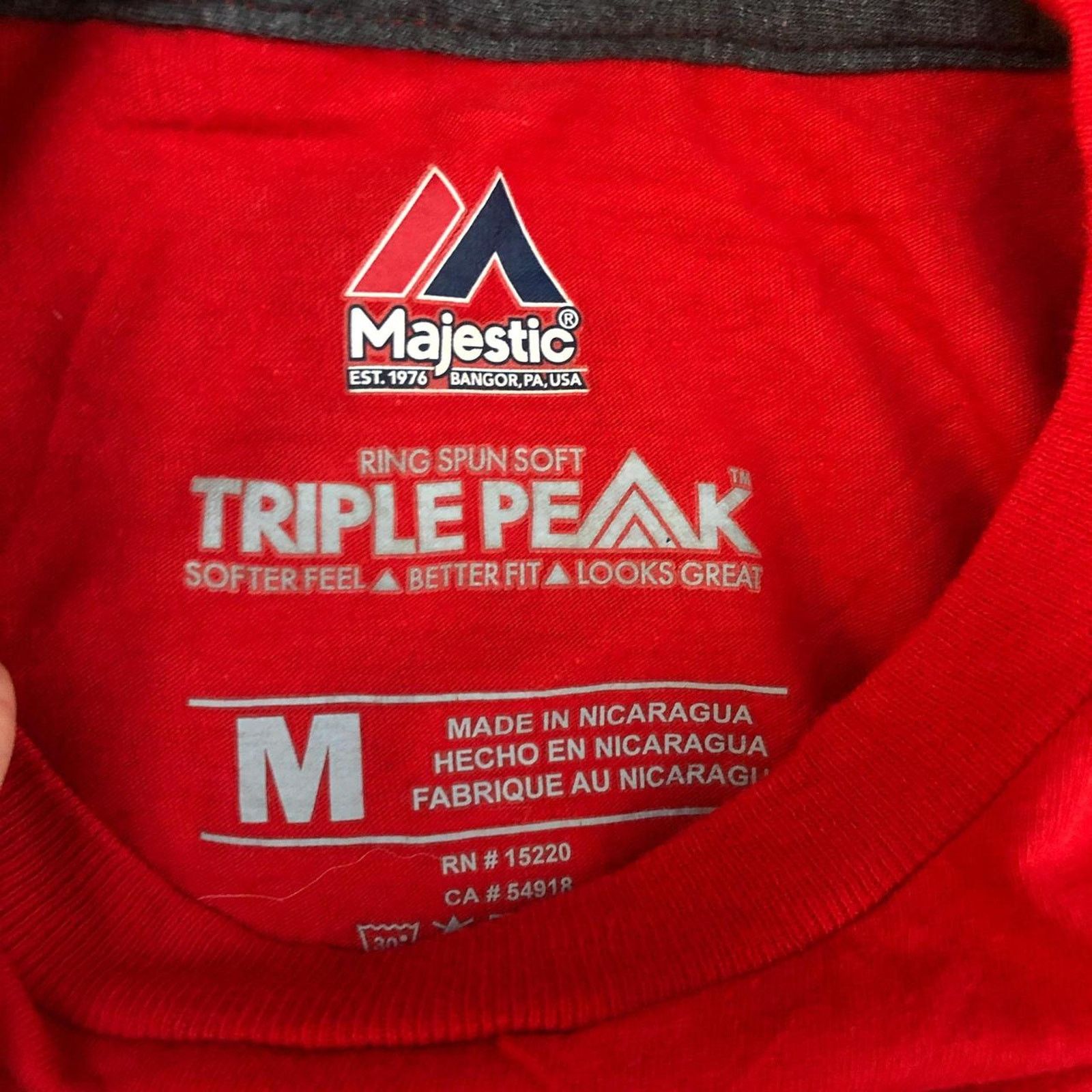 Majestic Men’s Red Cleveland ‘C’ Graphic Tee Size US M / EU 48-50 / 2 - 4 Thumbnail