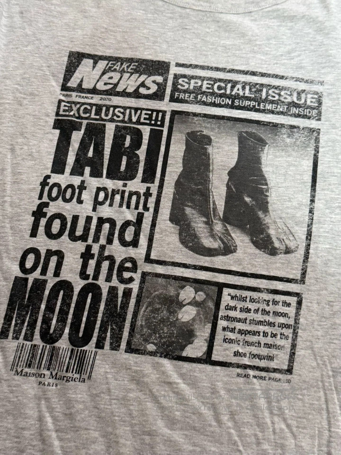 Maison Margiela Maison Margiela Tabi Newspaper Print. Size US 14 / EU 47 - 2 Thumbnail