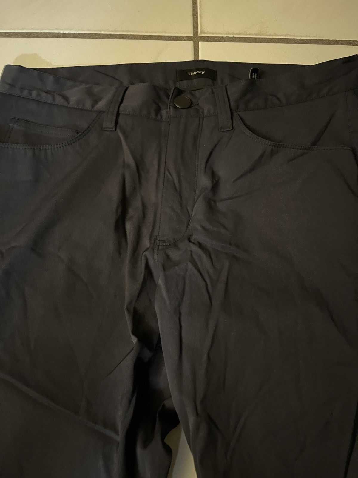 Theory Theory Pants Mens 31 X 29 Raffi Neotric Chino Stretch Blue Size US 31 - 3 Thumbnail