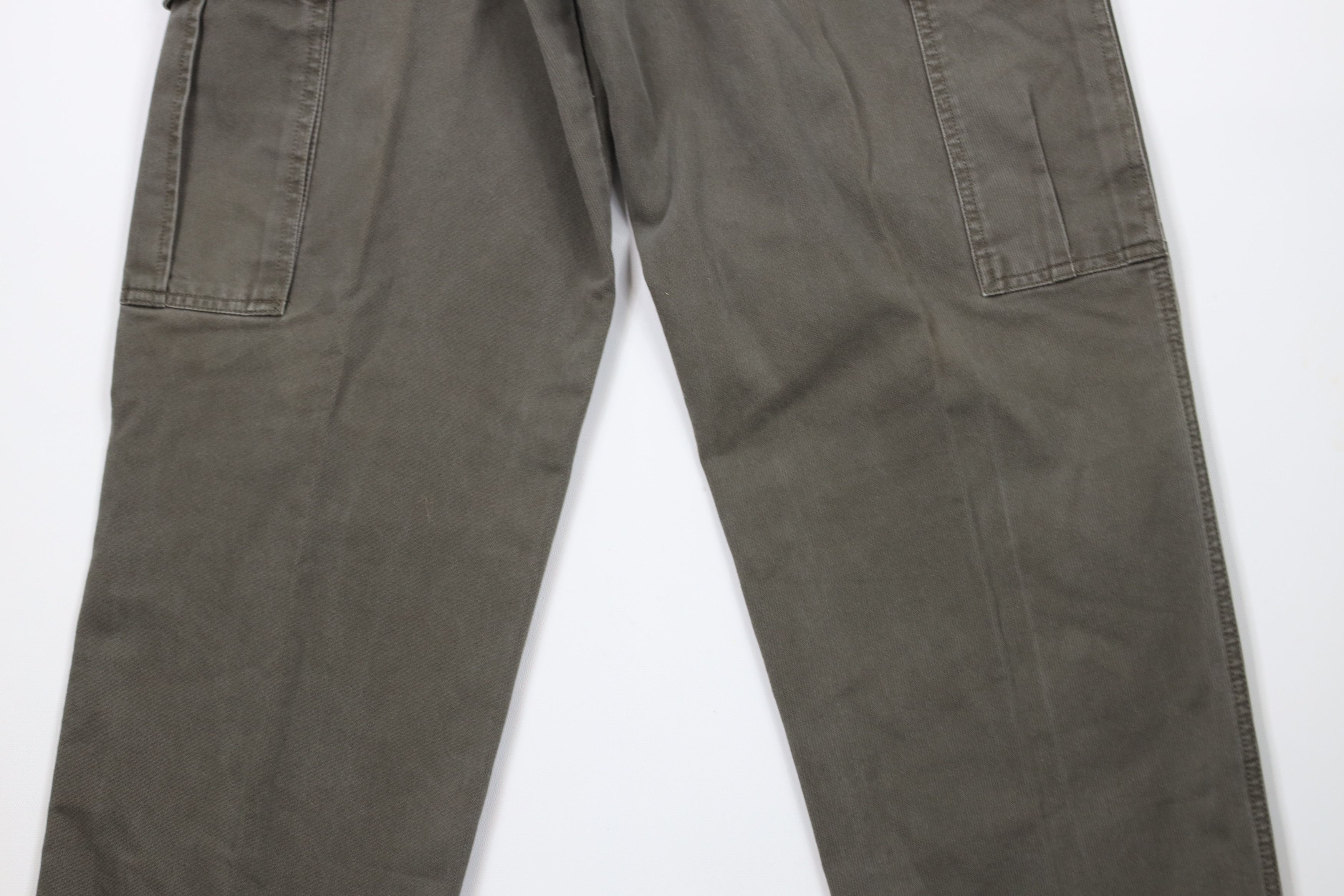 Vintage Vintage 90s Y2K Streetwear Whipcord Wide Leg Cargo Pants Size US 30 / EU 46 - 10 Thumbnail
