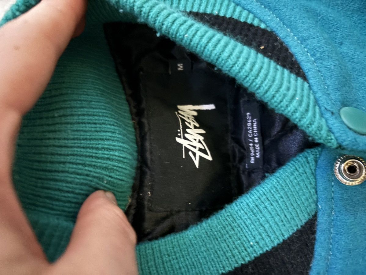 Stussy × Vintage STUSSY wool varsity jacket Size US M / EU 48-50 / 2 - 4 Thumbnail