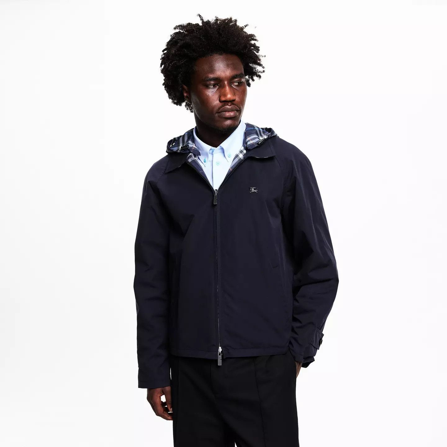 Burberry o1g2r1mq0426 Hodson Jacket in Blue Size US S / EU 44-46 / 1 - 3 Thumbnail