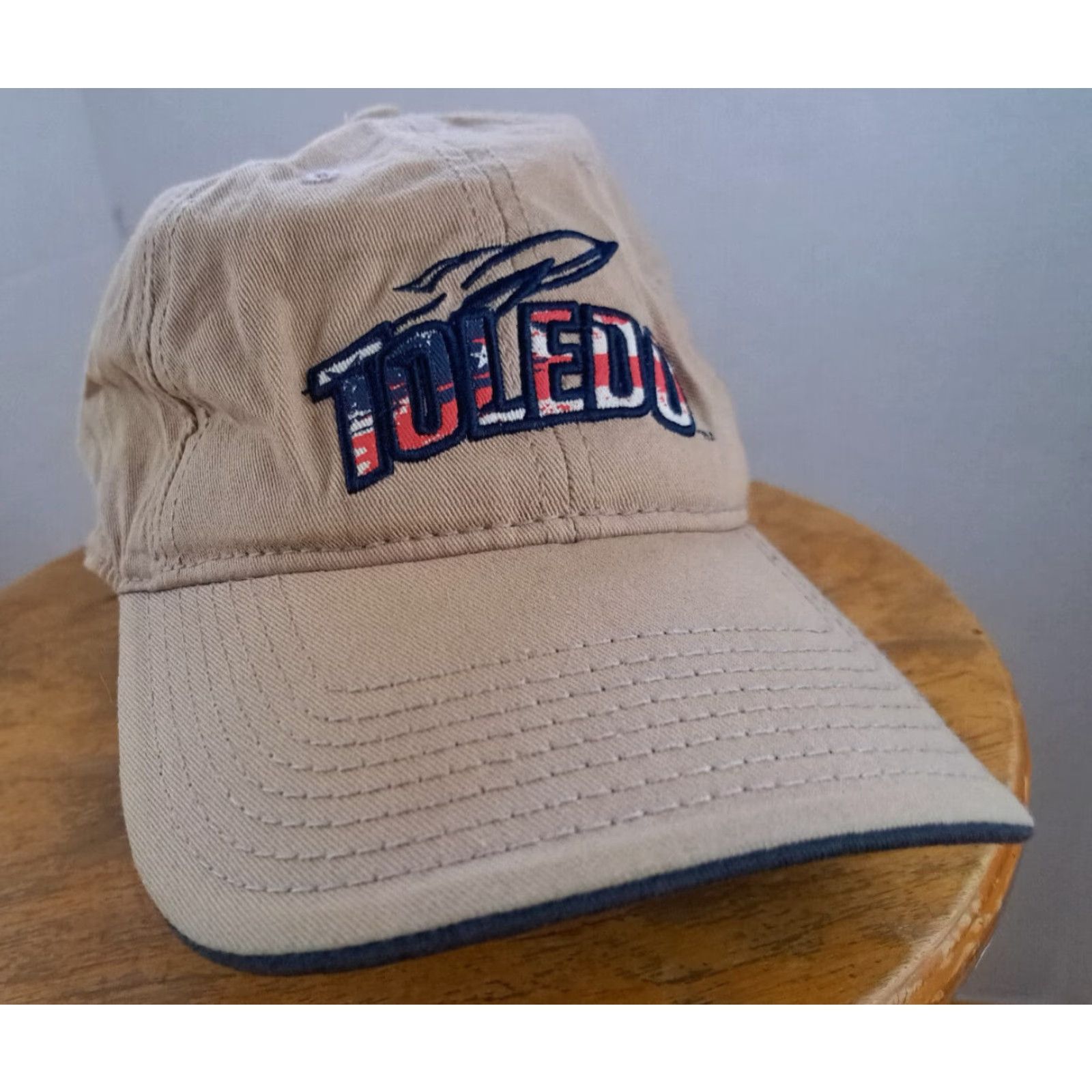 Vintage Toledo University Rockets The Game Adjustable Patriotic Hat Size ONE SIZE - 2 Thumbnail