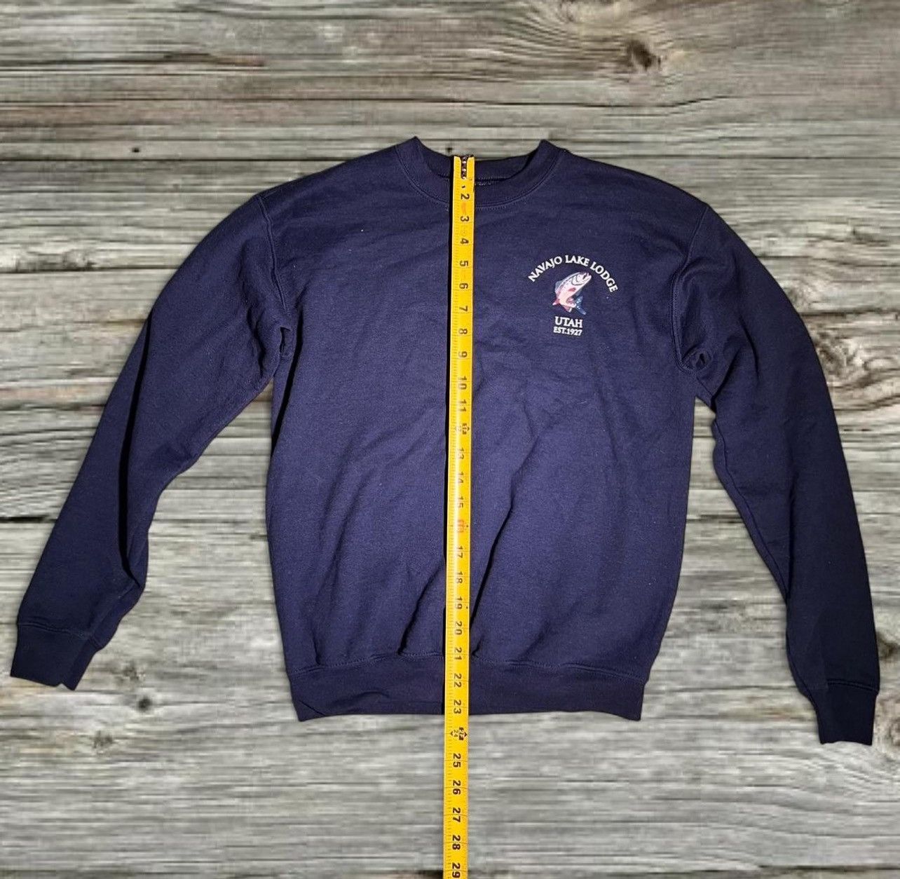 Other XS Navy blue vintage sweatshirt Navajo Lake Lodge Size XS / US 0-2 / IT 36-38 - 2 Thumbnail