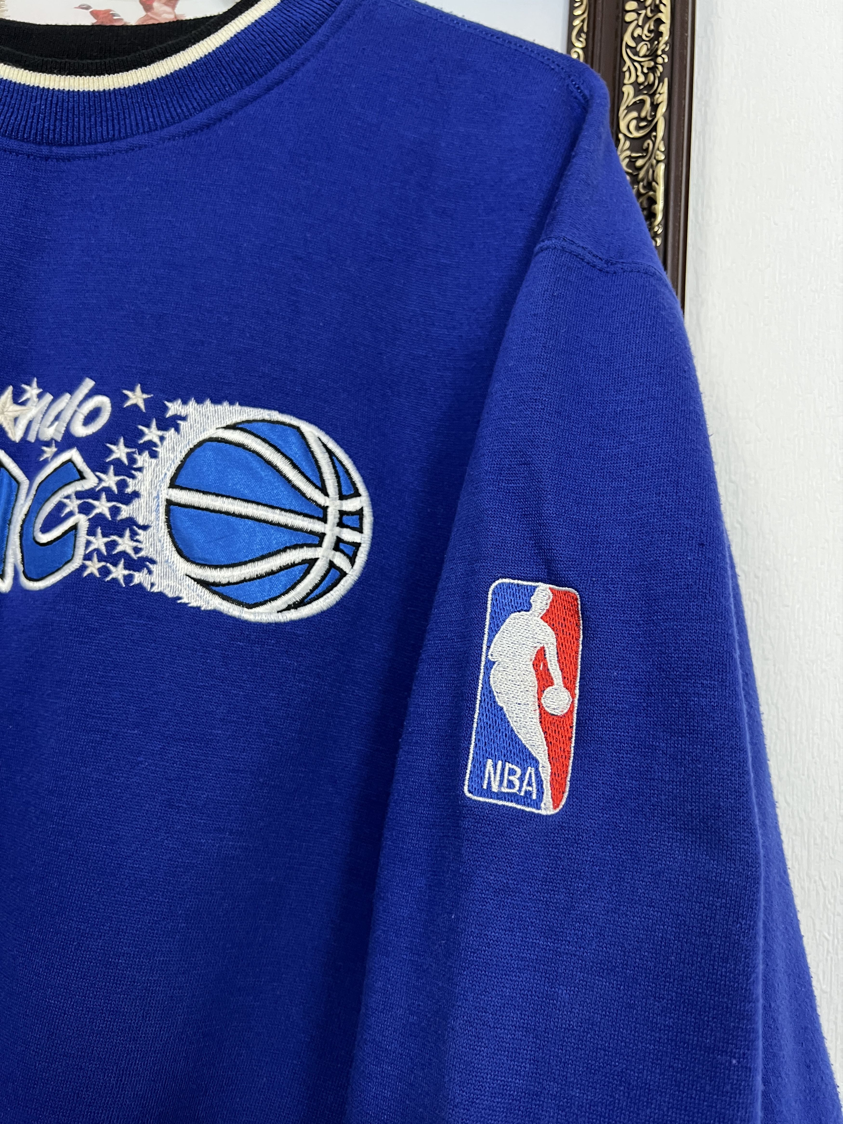 Starter Vintage 90's Starter Orlando Magic NBA Blue Sweatshirt Size US M / EU 48-50 / 2 - 4 Thumbnail
