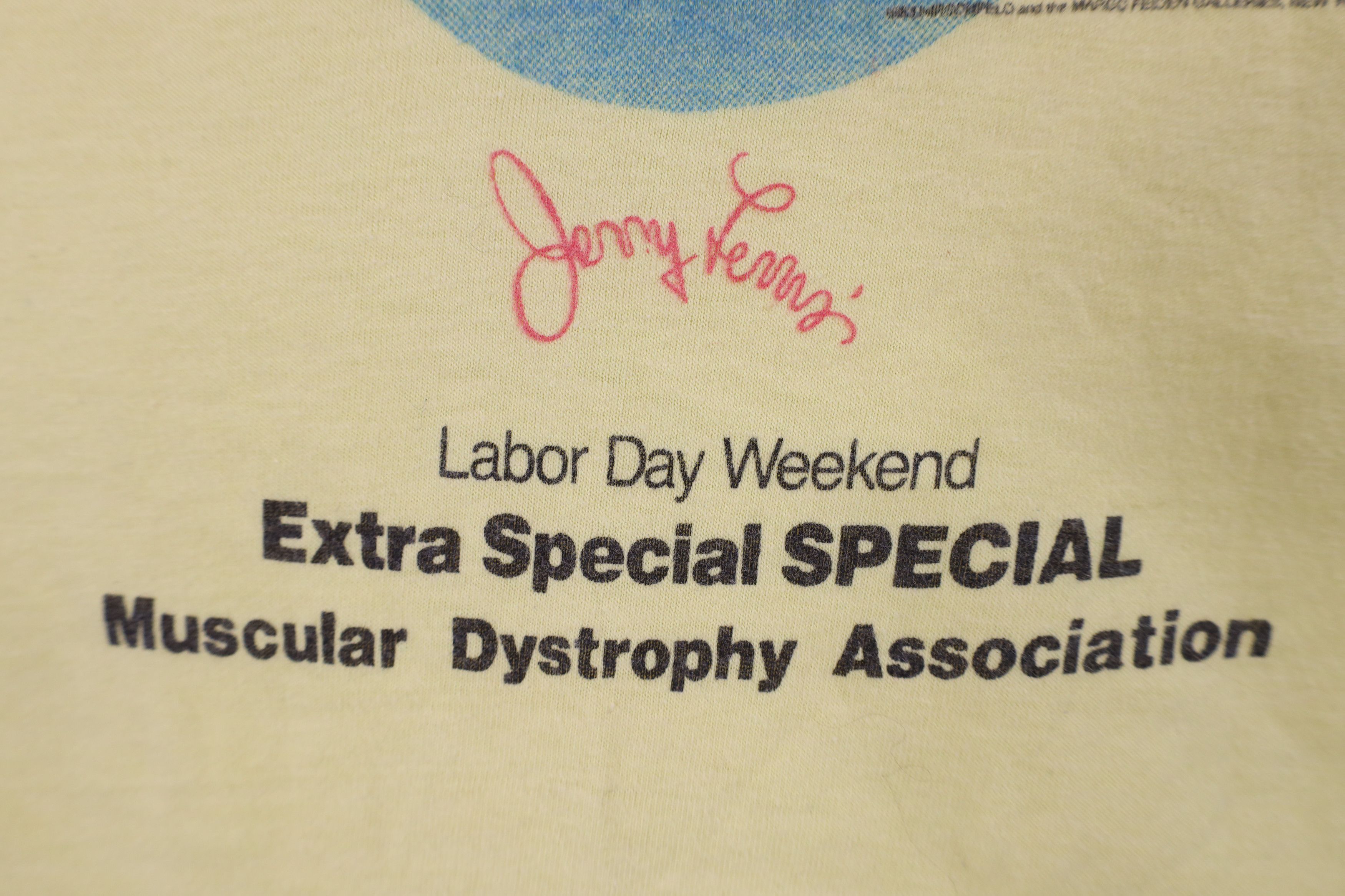 Vintage Vintage 70s Jerry Telethon Muscular Dystrophy T-Shirt USA Size US XXL / EU 58 / 5 - 11 Thumbnail