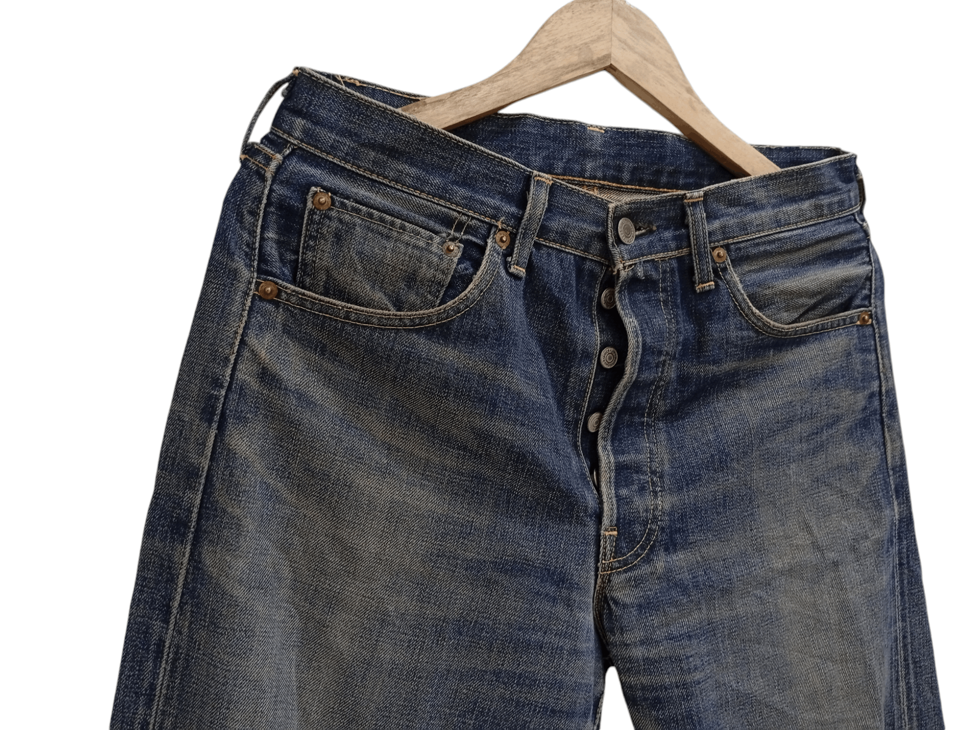 Levi's × Levi's Vintage Clothing × Vintage 🔥🔥Vintage Levis Big E Selvedge Lot 66501 Jeans Denim Size US 32 / EU 48 - 13 Thumbnail