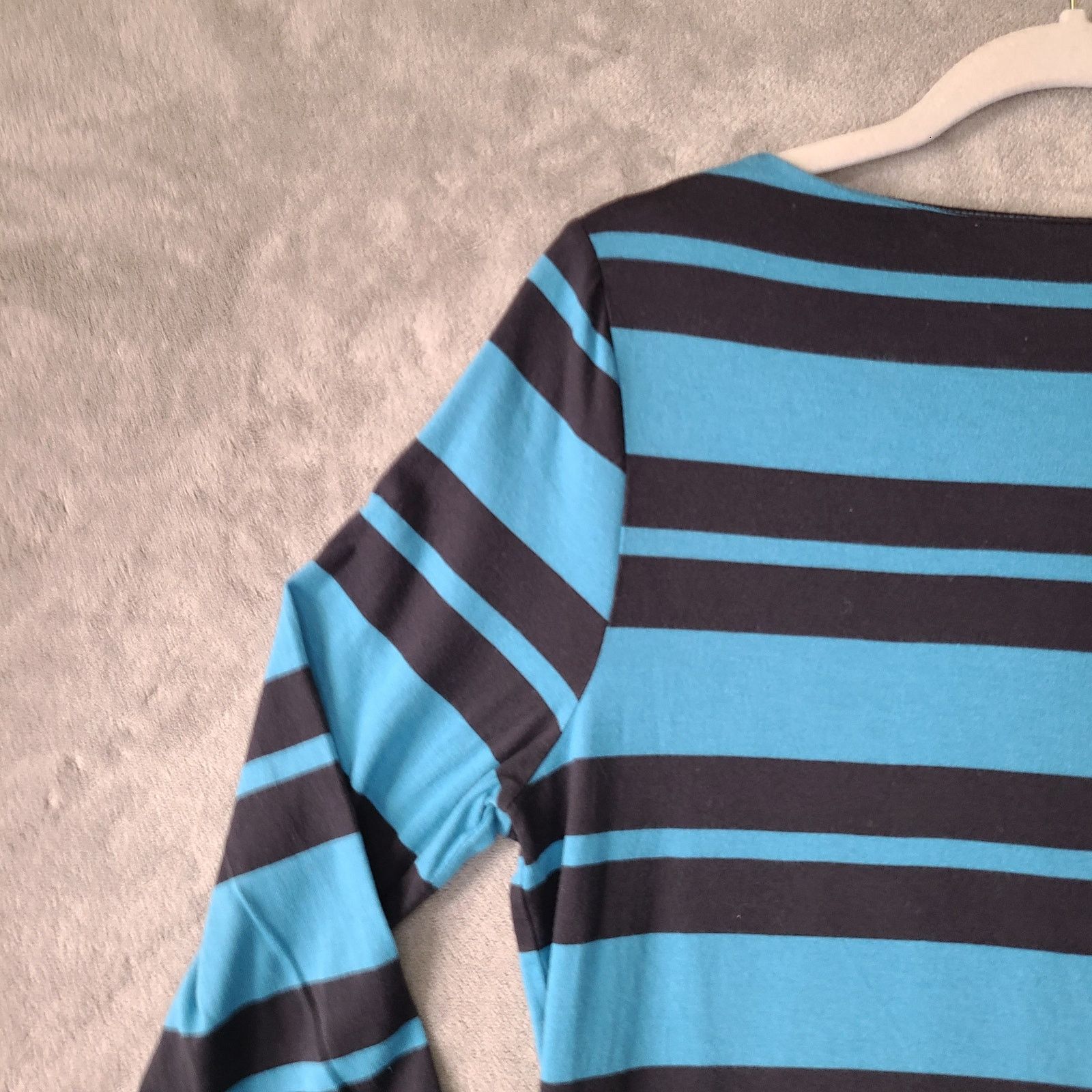 L.L. Bean LL Bean Signature Striped Shirt M Blue/Black Size M / US 6-8 / IT 42-44 - 13 Thumbnail