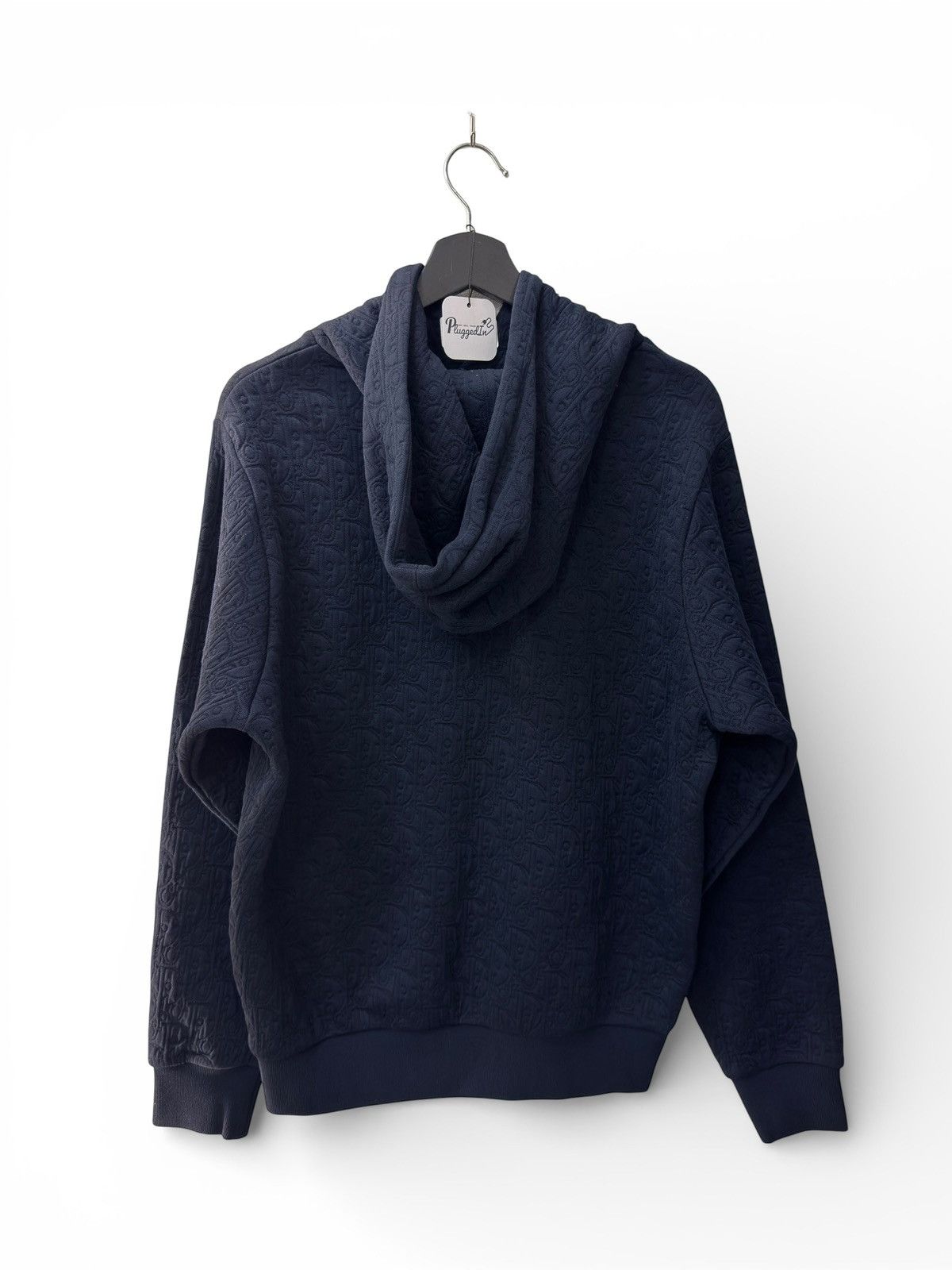 Dior Dior Navy Embroidered Oblique Hoodie Size US XS / EU 42 / 0 - 2 Thumbnail