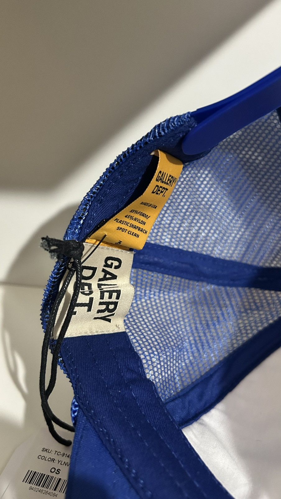 Gallery Dept. Gallery Dept Yellow -Blue Trucker Hat Size ONE SIZE - 4 Thumbnail