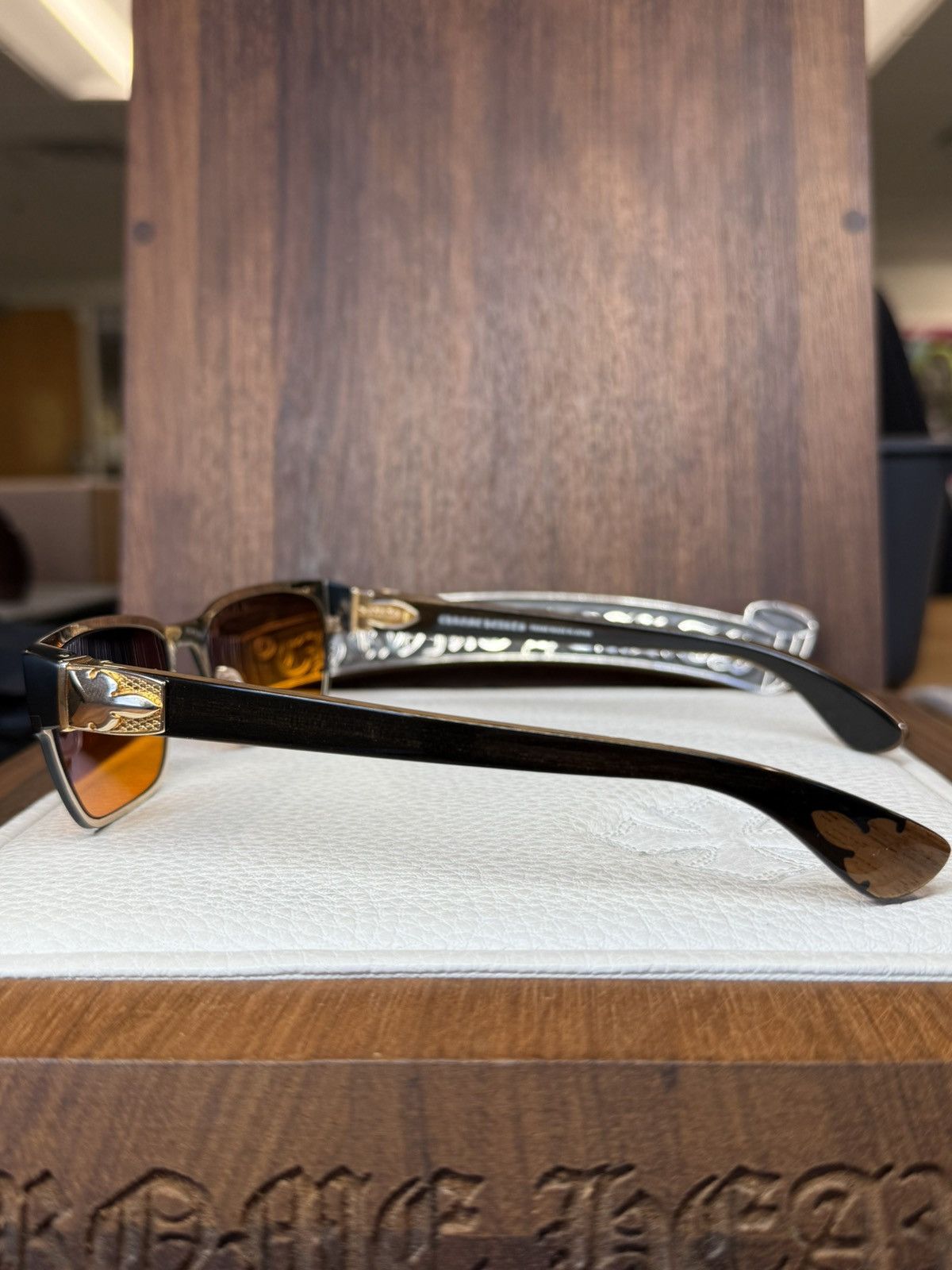 Chrome Hearts Chrome Hearts Gag’n Wood Sunglasses Size ONE SIZE - 8 Thumbnail