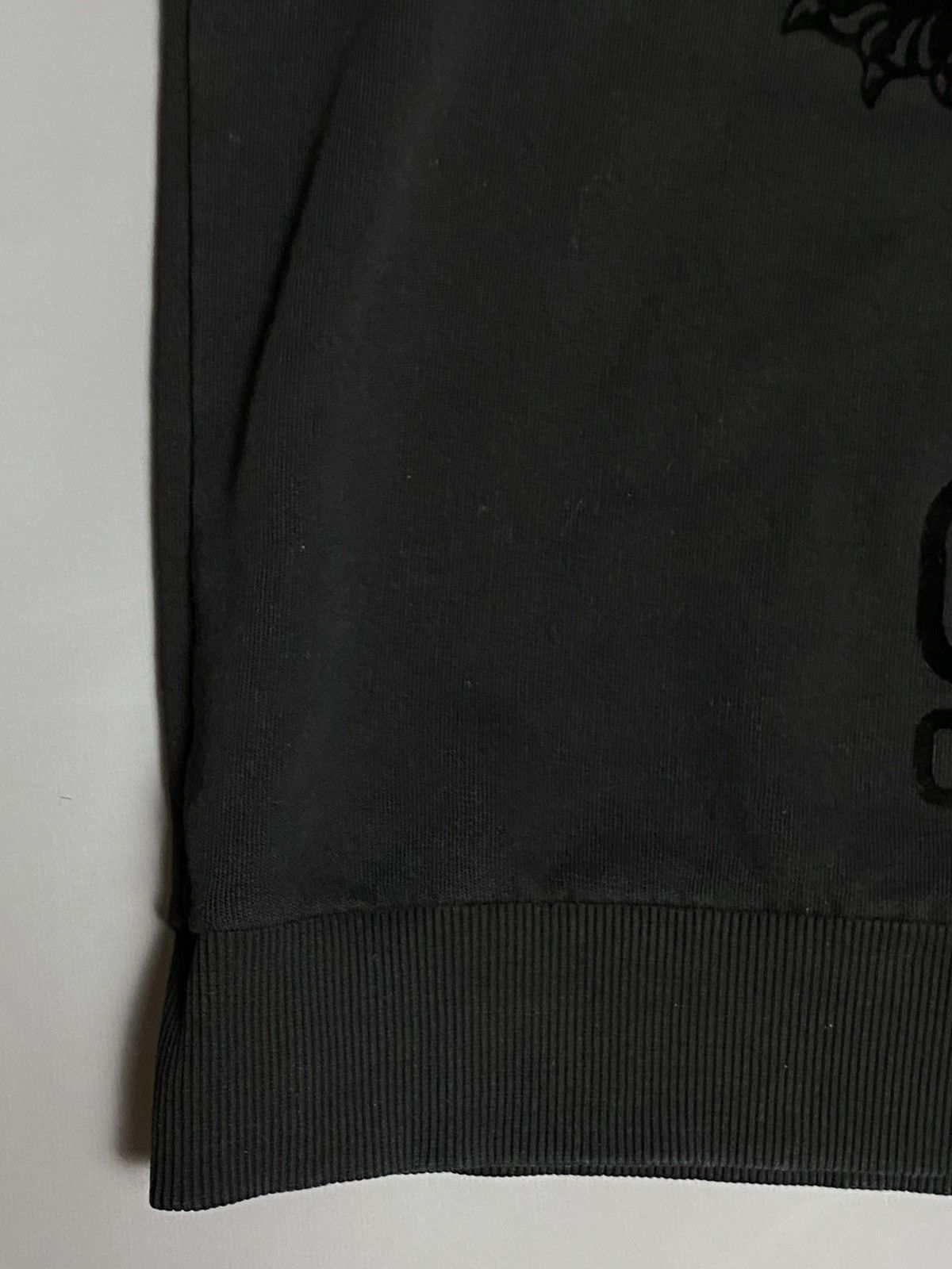 Cavalli Class Cavalli Class Mens Black Velvet Logo Lion Sweatshirt Size S Size US S / EU 44-46 / 1 - 10 Thumbnail