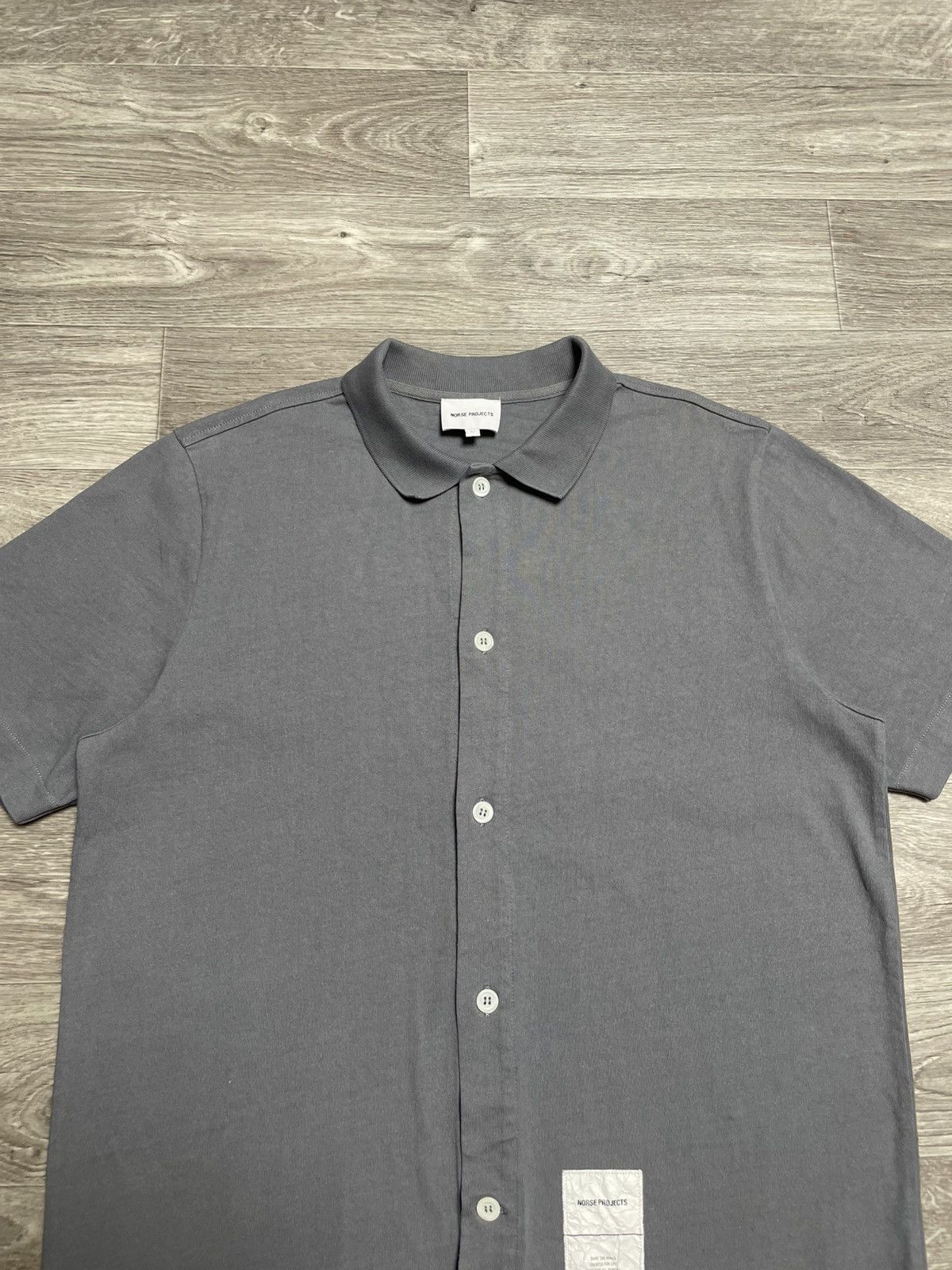 Norse Projects Norse Projects Gustav Tab Series Heavy Jersey Shirt Size US L / EU 52-54 / 3 - 2 Thumbnail
