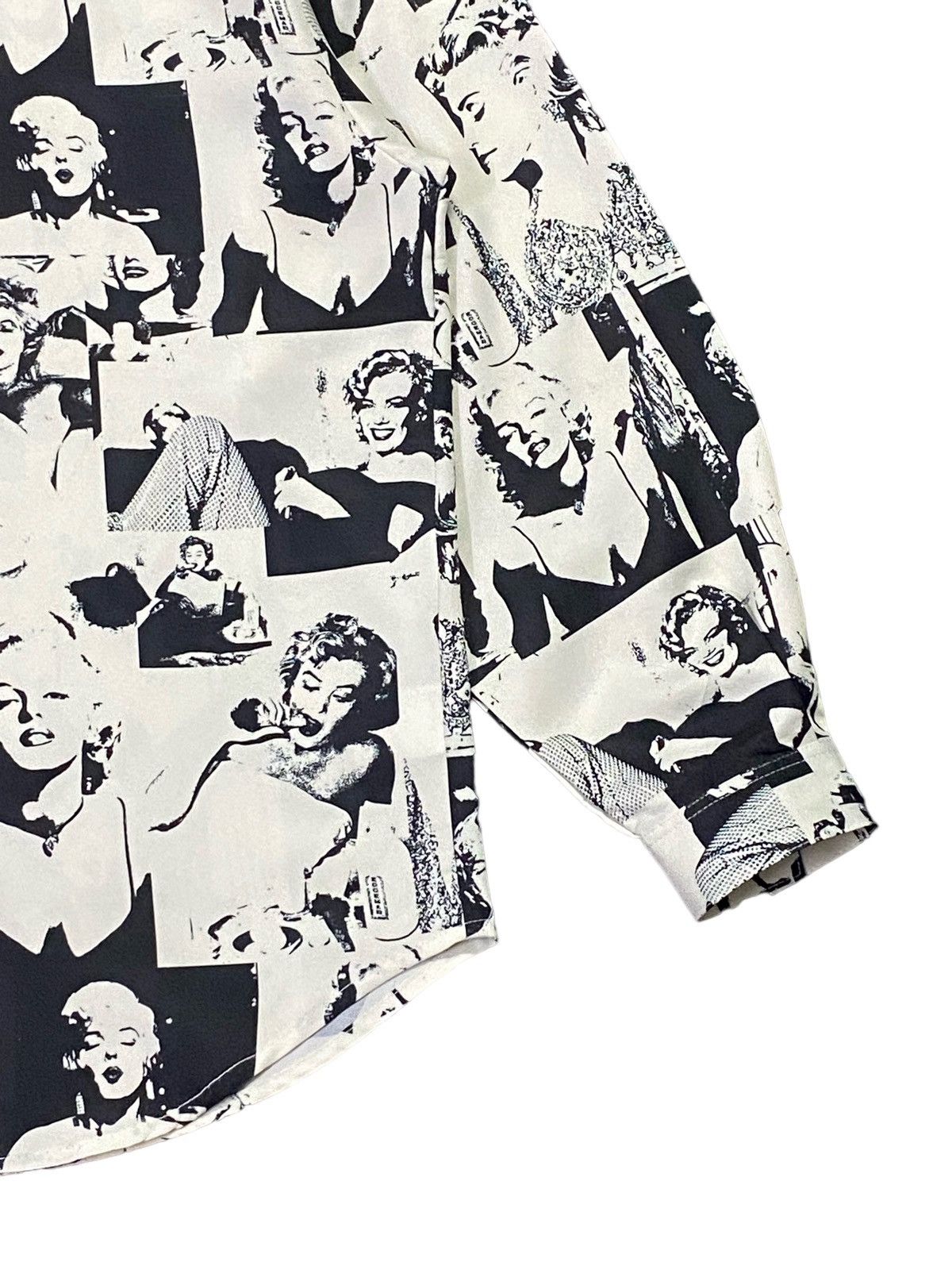 Japanese Brand Marilyn Monroe Fullprint Photo Callage Graphic Long Sleeve Size US M / EU 48-50 / 2 - 15 Thumbnail