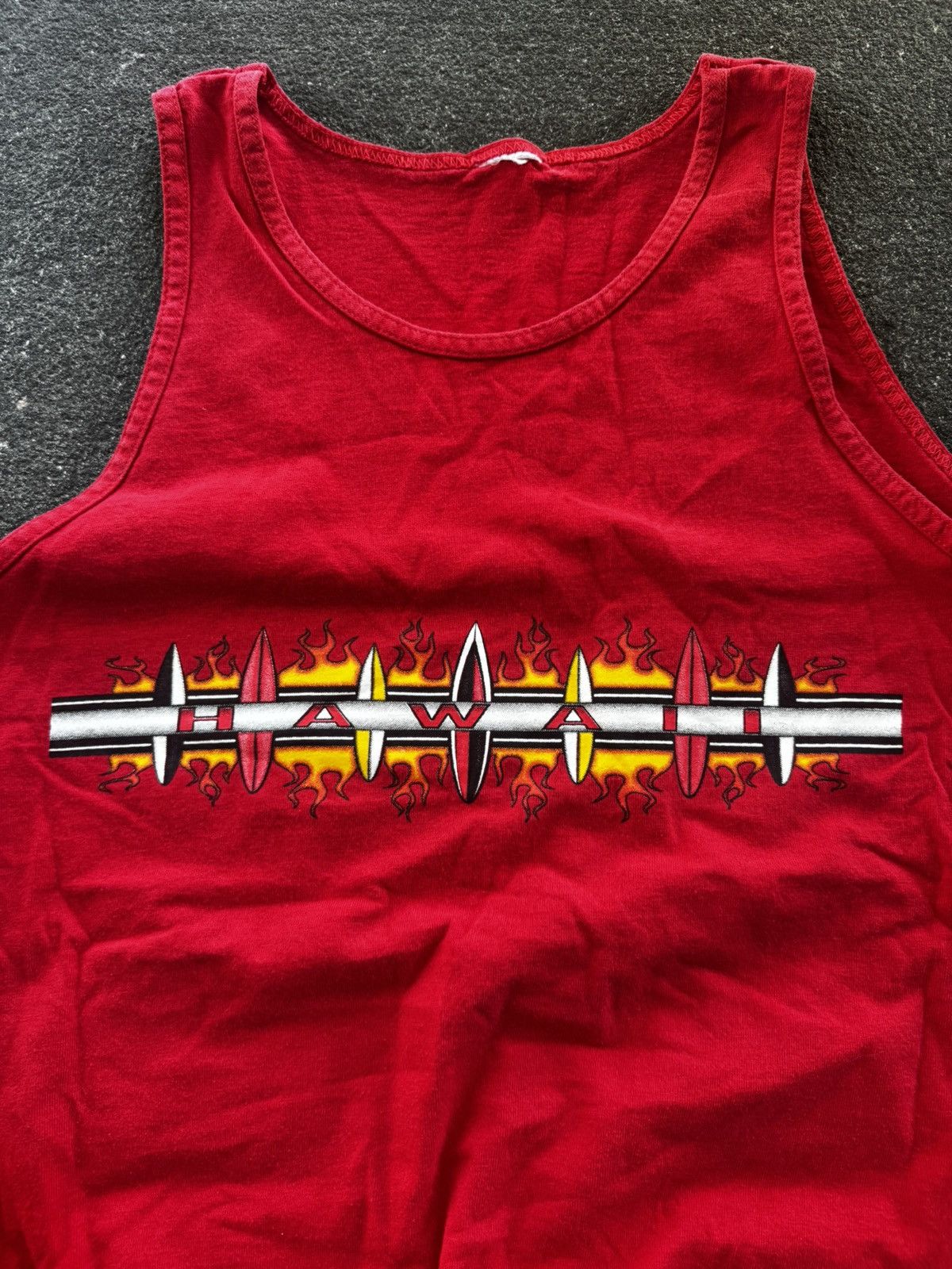 Vintage CRAZY Y2K HAWAII SLEEVELESS Size US L / EU 52-54 / 3 - 1 Thumbnail