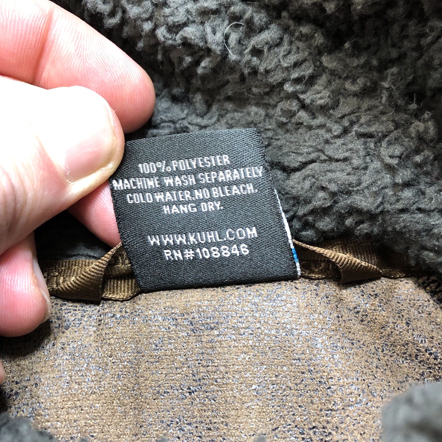Vintage Kuhl Fleece Flight Jacket Womens Zip Up Hooded Brown Sherpa Logo Mid-Length Outdoor Jacket Women Regular Fit Small Brown Size S / US 4 / IT 40 - 6 Thumbnail