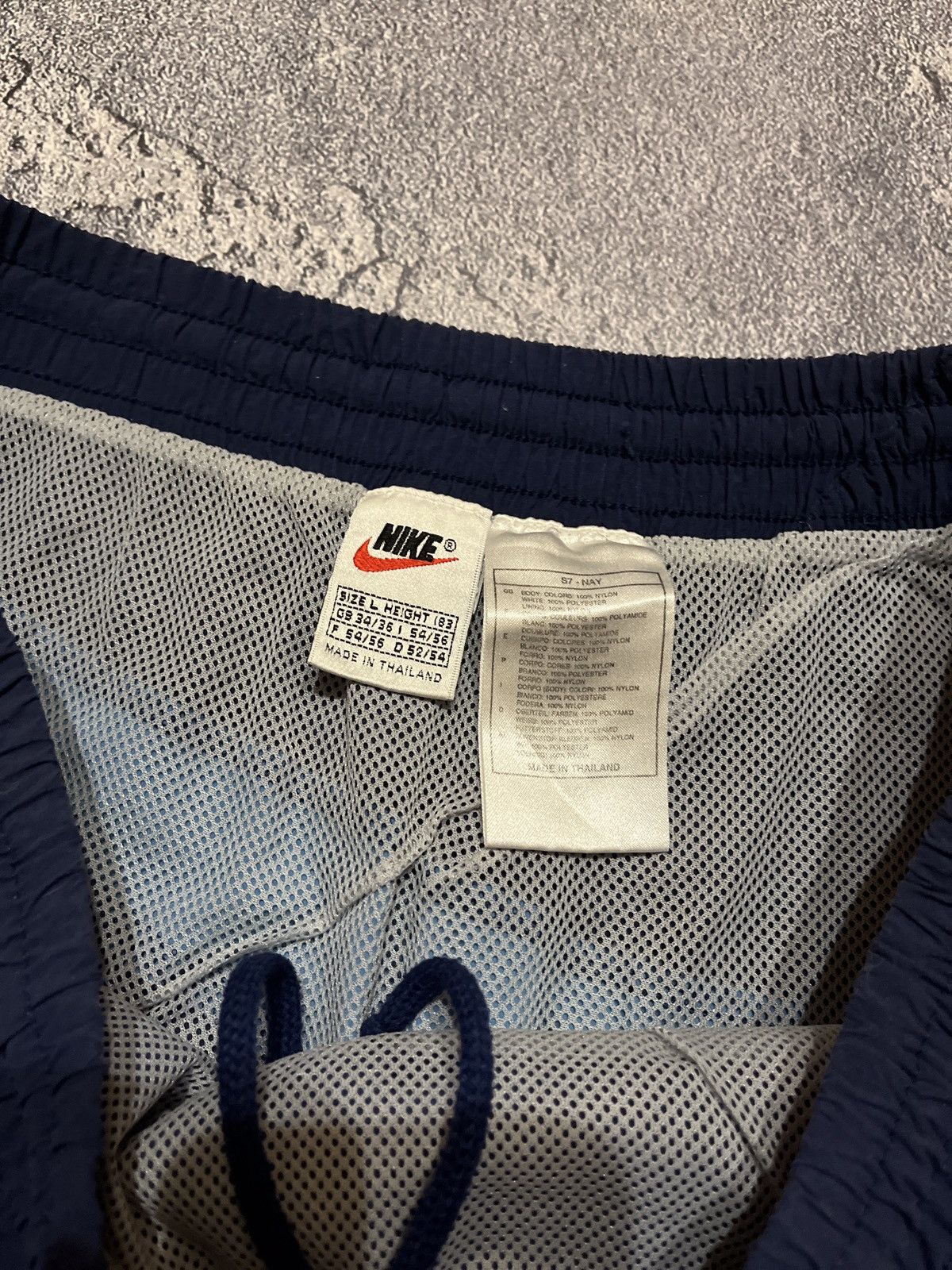 Nike × Vintage Vintage Nike Big Swoosh Shorts Nylon Baggy 90’s Size US 36 / EU 52 - 6 Thumbnail