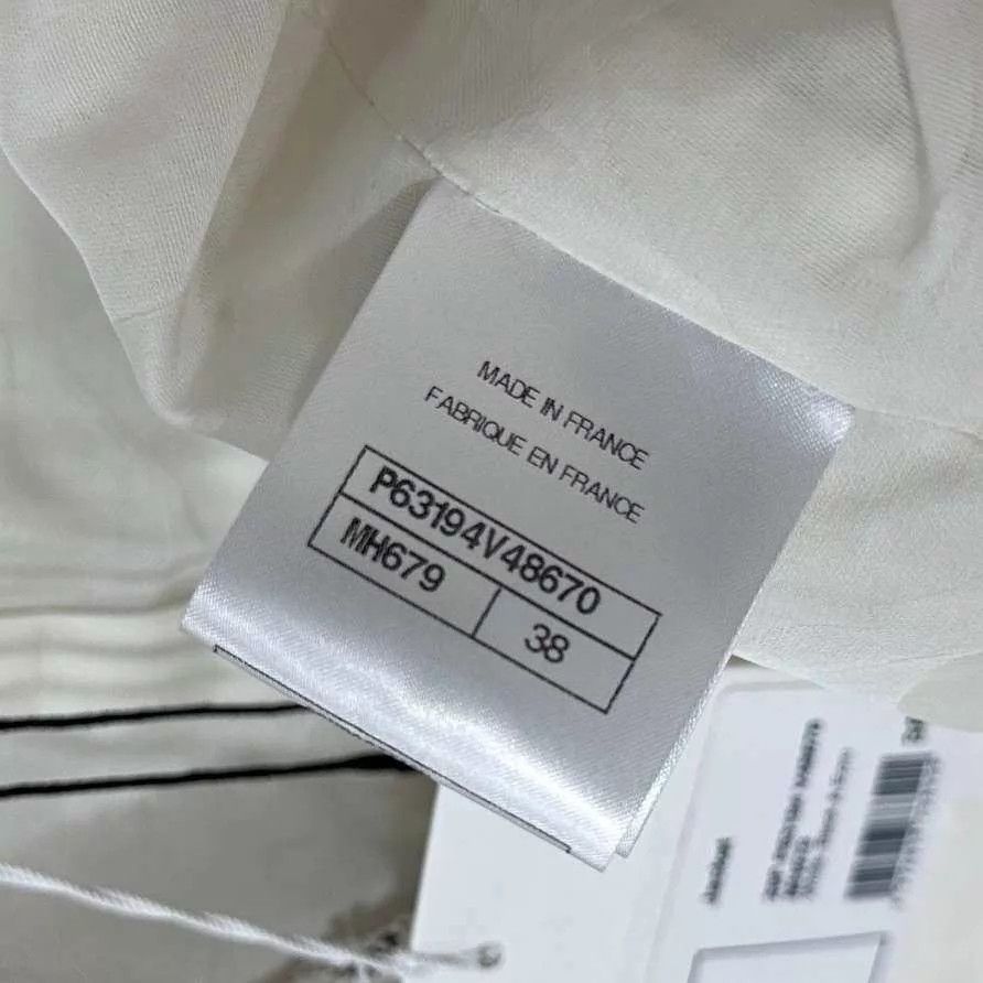 Chanel Chanel Snow White Gingham Short Jacket Women's IT 38 New Size S / US 4 / IT 40 - 7 Thumbnail
