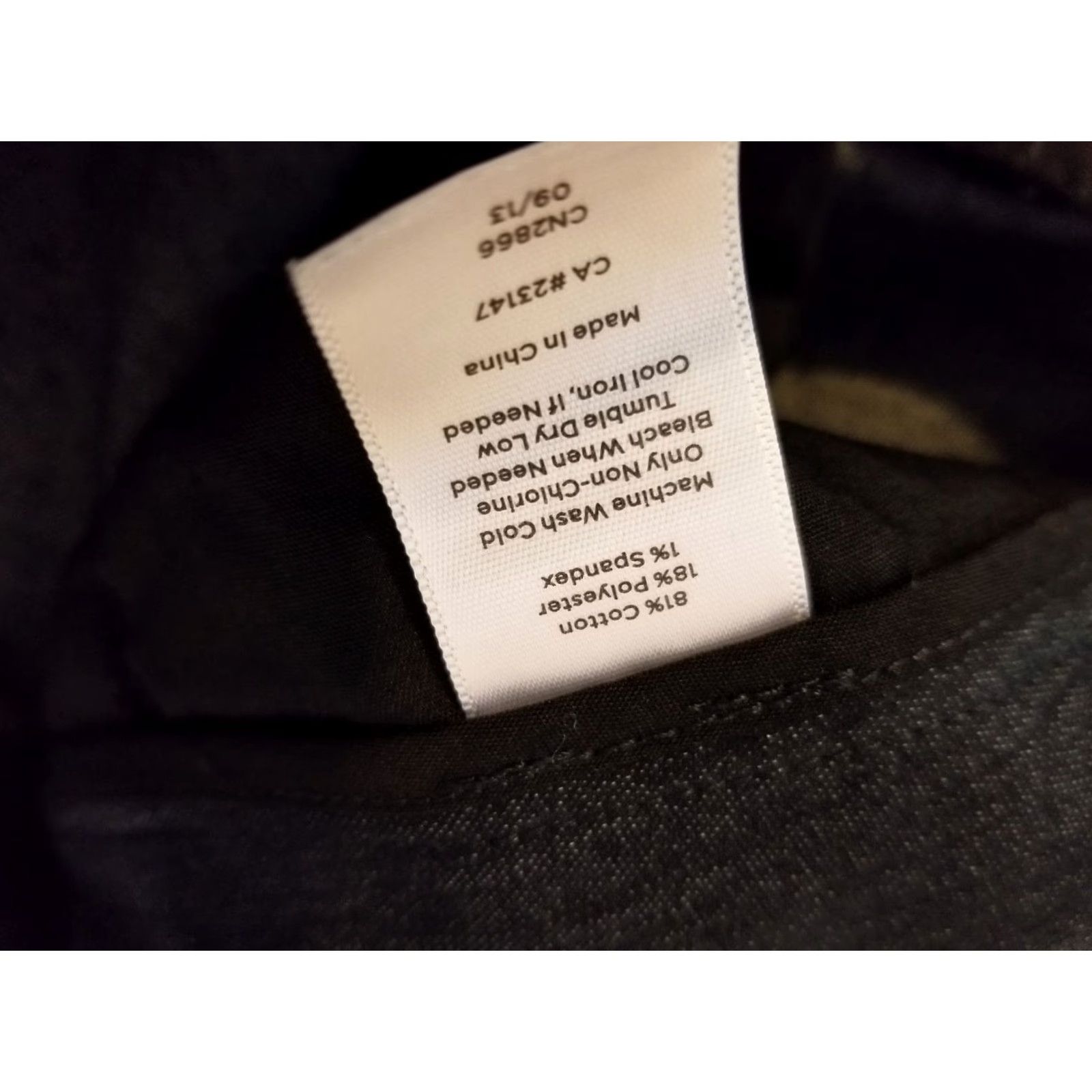 Talbots Womens Talbots Shorts Chino Black Cotton 14 Casual Regular Zip Front Pockets Man Machine Washable Spring Summer Size 36" / US 14 / IT 50 - 4 Thumbnail