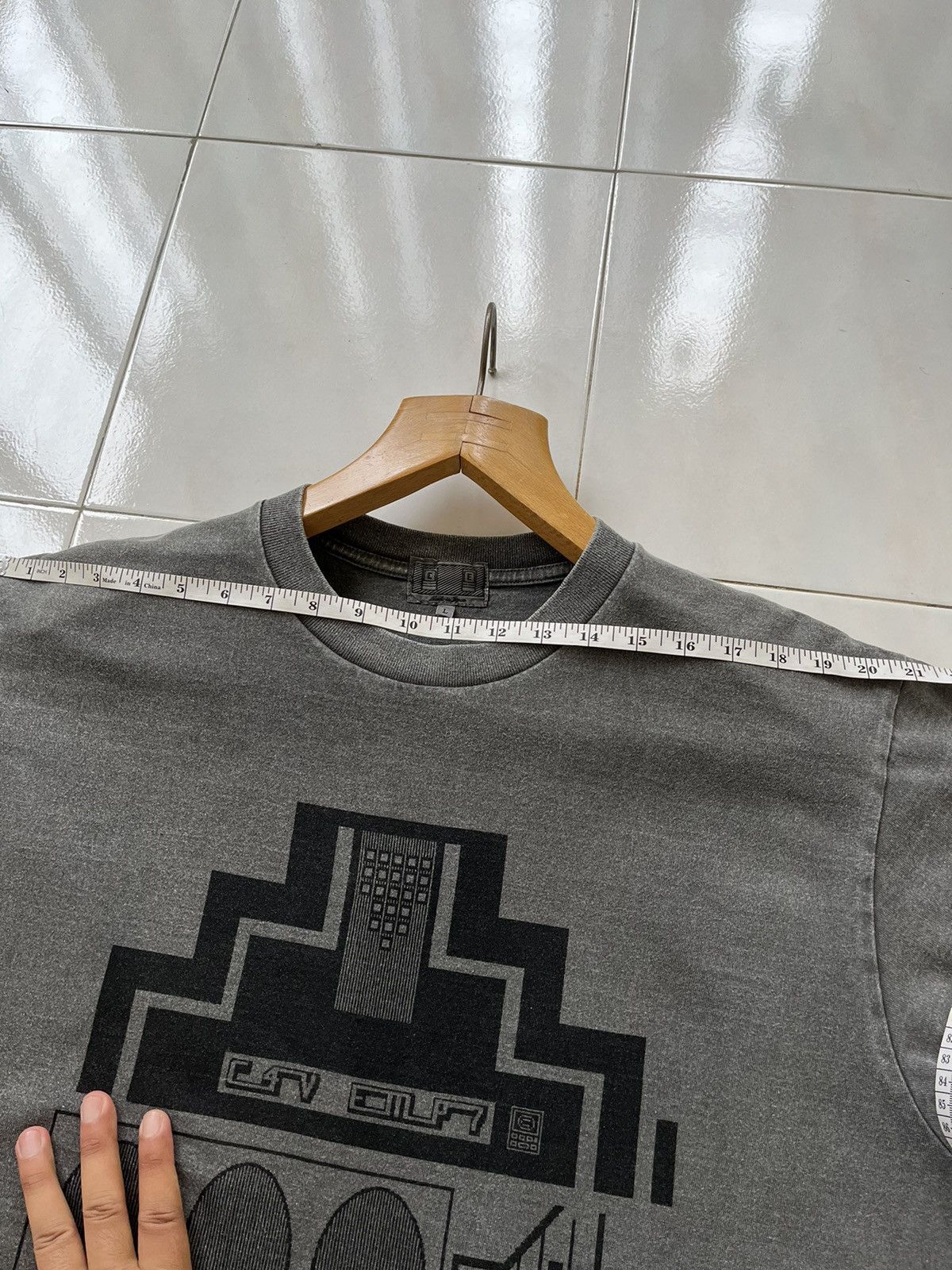Cav Empt Cav Empt Double Print Over Dye Charcoal Cent Exchange Size US L / EU 52-54 / 3 - 10 Thumbnail