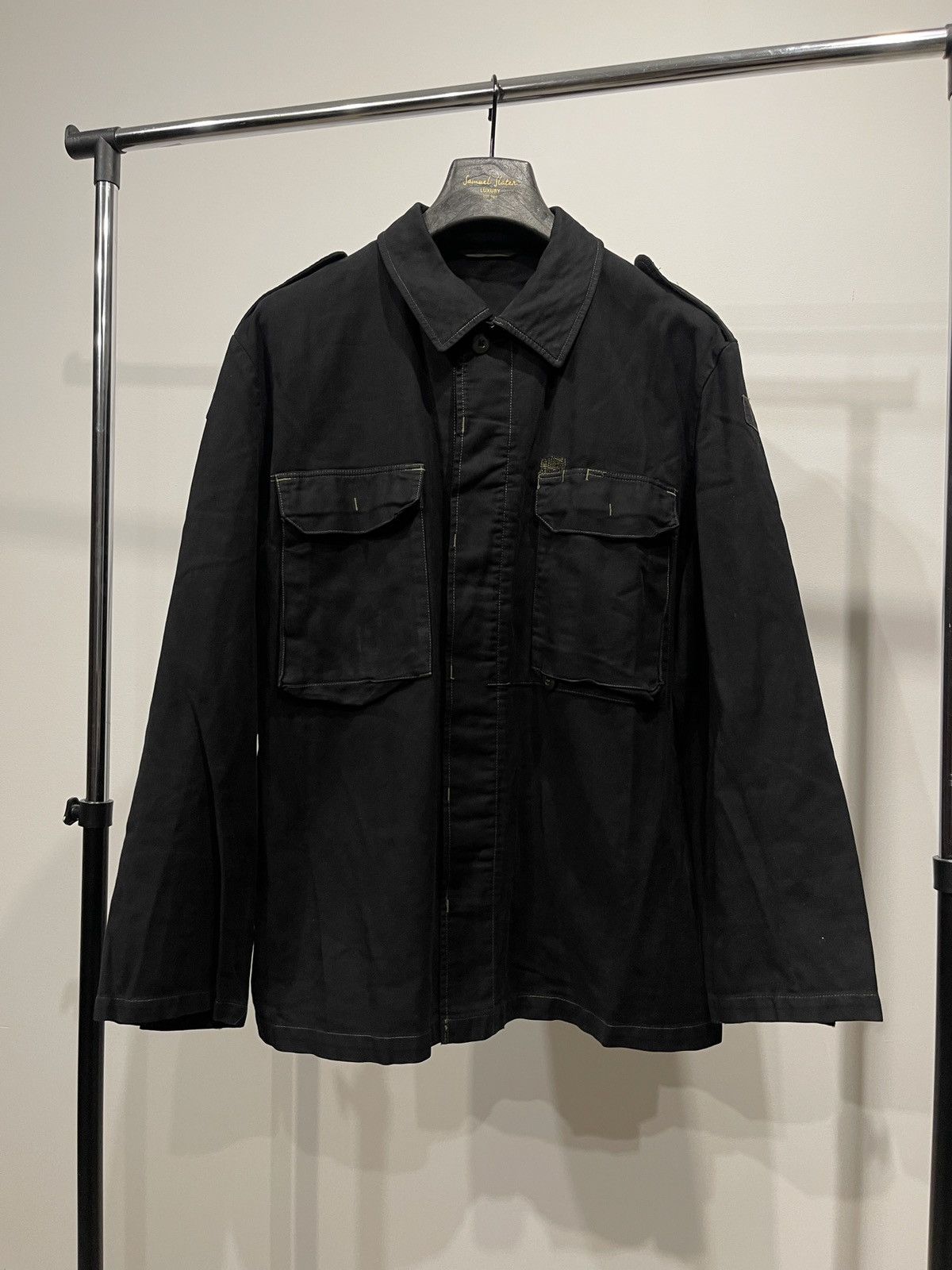 Vintage jacket logo jack daniels denim L