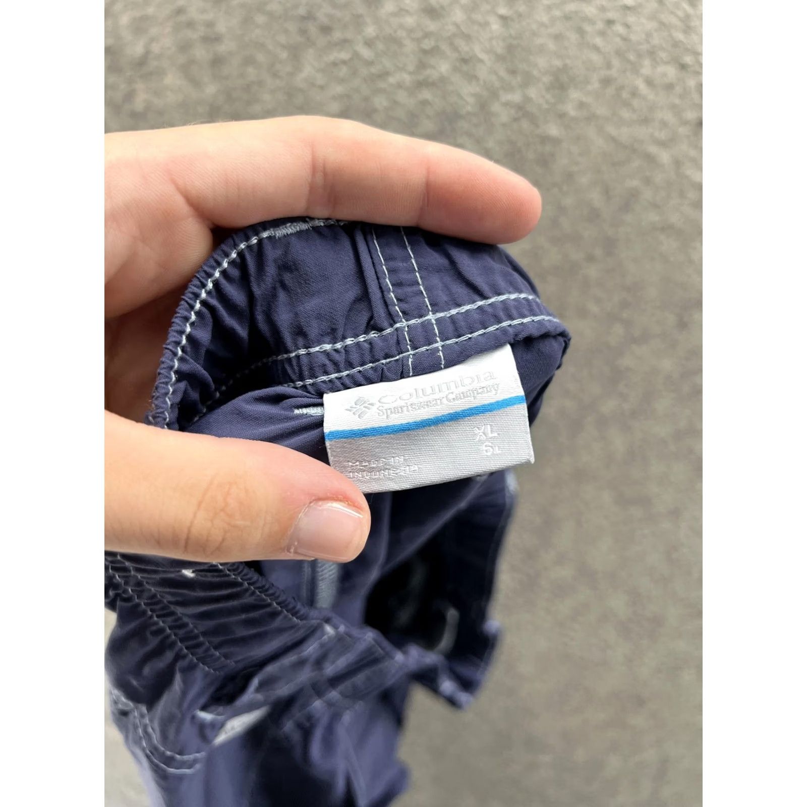 Vintage Columbia Shorts Mens XL Blue Nylon Microfiber Hiking Water Lightweight 5 Inseam Size US 36 / EU 52 - 5 Thumbnail