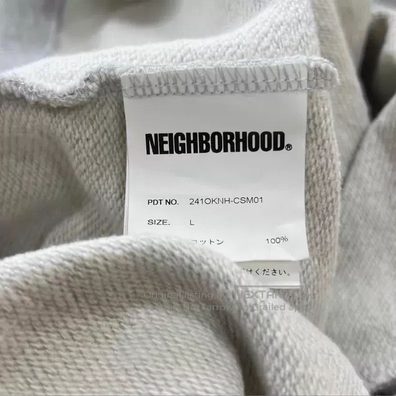Neighborhood Neighborhood Destroyed Washed Patch Crewneck Sweatshirt Size US L / EU 52-54 / 3 - 7 Thumbnail