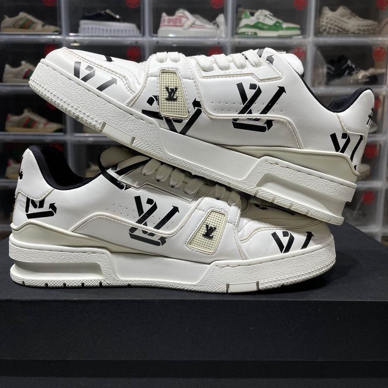 Louis Vuitton Louis Vuitton Trainer Fashion Low-Top Sneakers -2505 Size US 8 / IT 38 - 4 Thumbnail