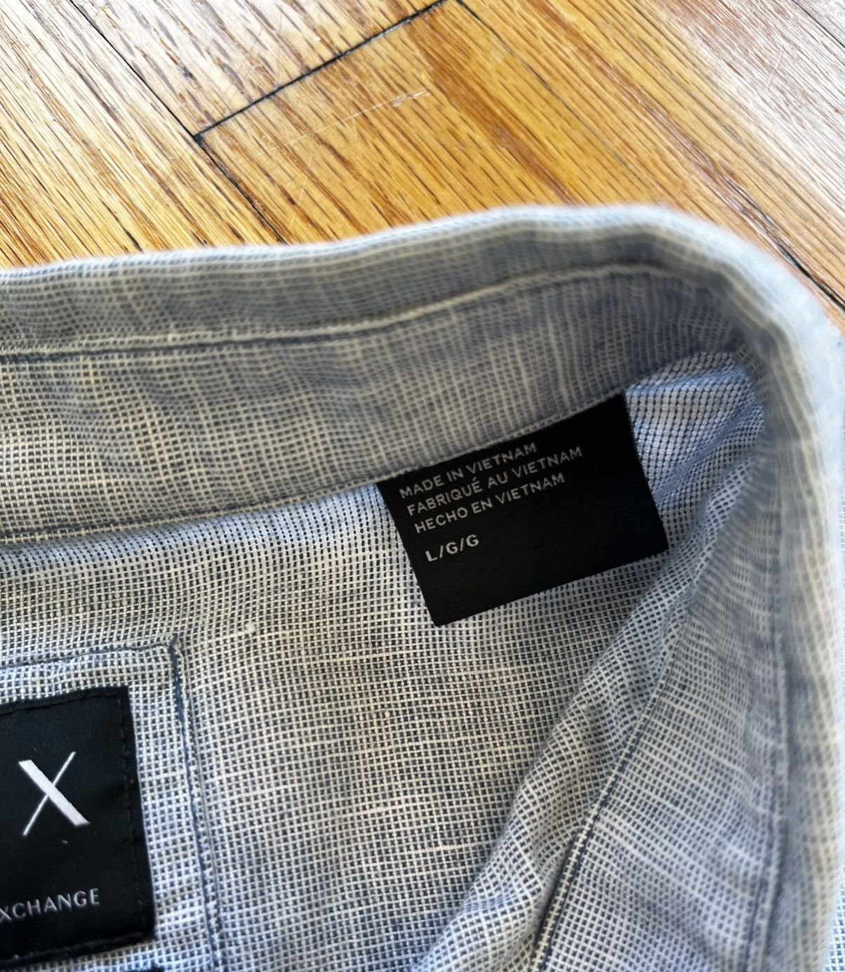 Armani Exchange Vintage Armani Exchange Button Up Size US L / EU 52-54 / 3 - 4 Thumbnail