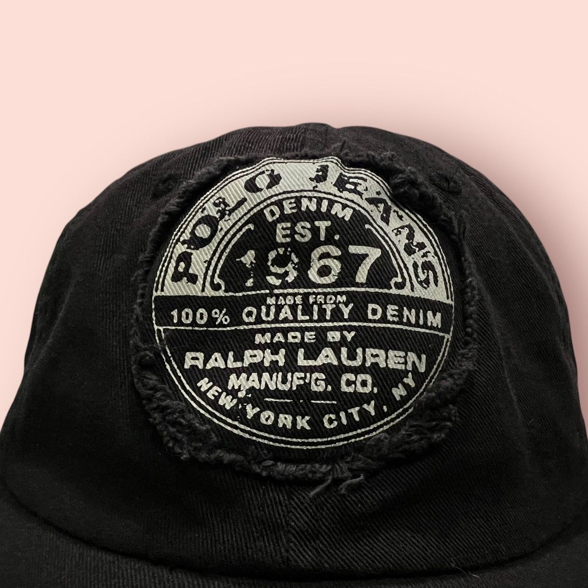 Polo Ralph Lauren × Ralph Lauren × Vintage VINTAGE POLO JEANS PATCHES STRAPBACK CAP Size ONE SIZE - 2 Thumbnail