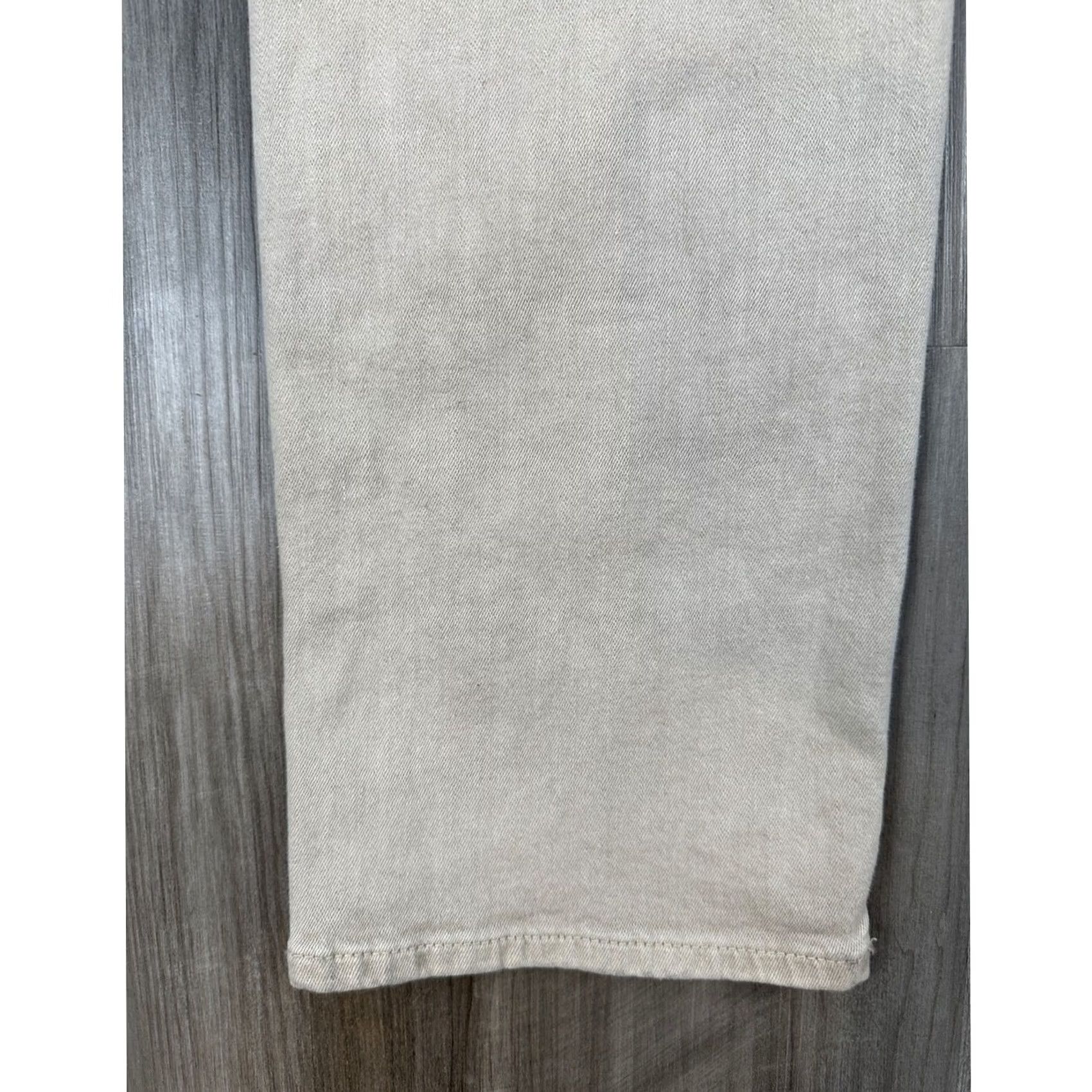 Prps PRPS Le Sabre Beige Slim Straight Jeans 38 Men Regular 34 Inseam 99% Cotton 1% Spandex Size US 38 / EU 54 - 3 Thumbnail
